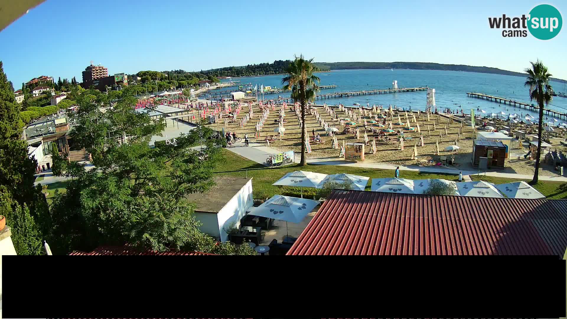Webcam spiaggia Portorose – Caffe Karamela