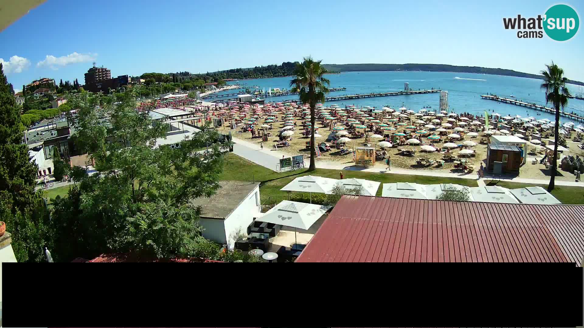 Spletna kamera Plaža Portorož