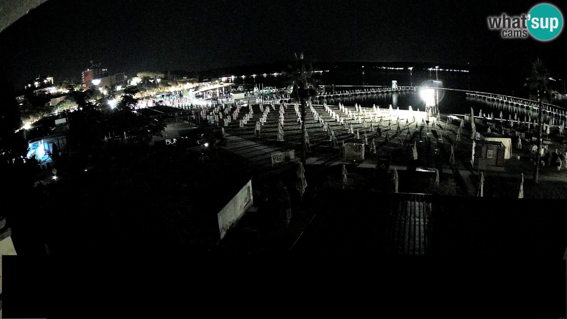 Kamera v živo Portorož plaža – Bungalow