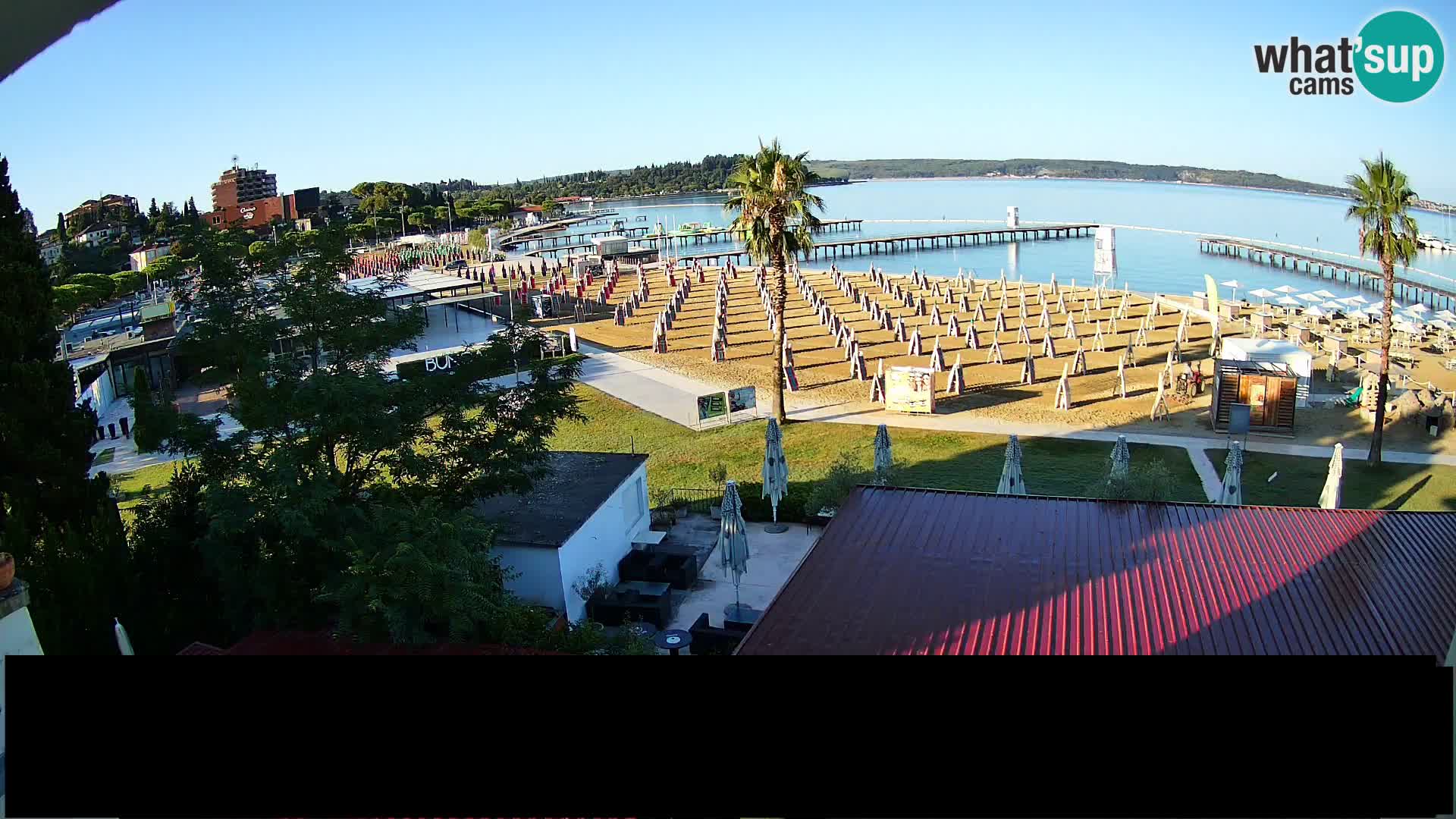 Webcam Live Spiaggia di Portorose