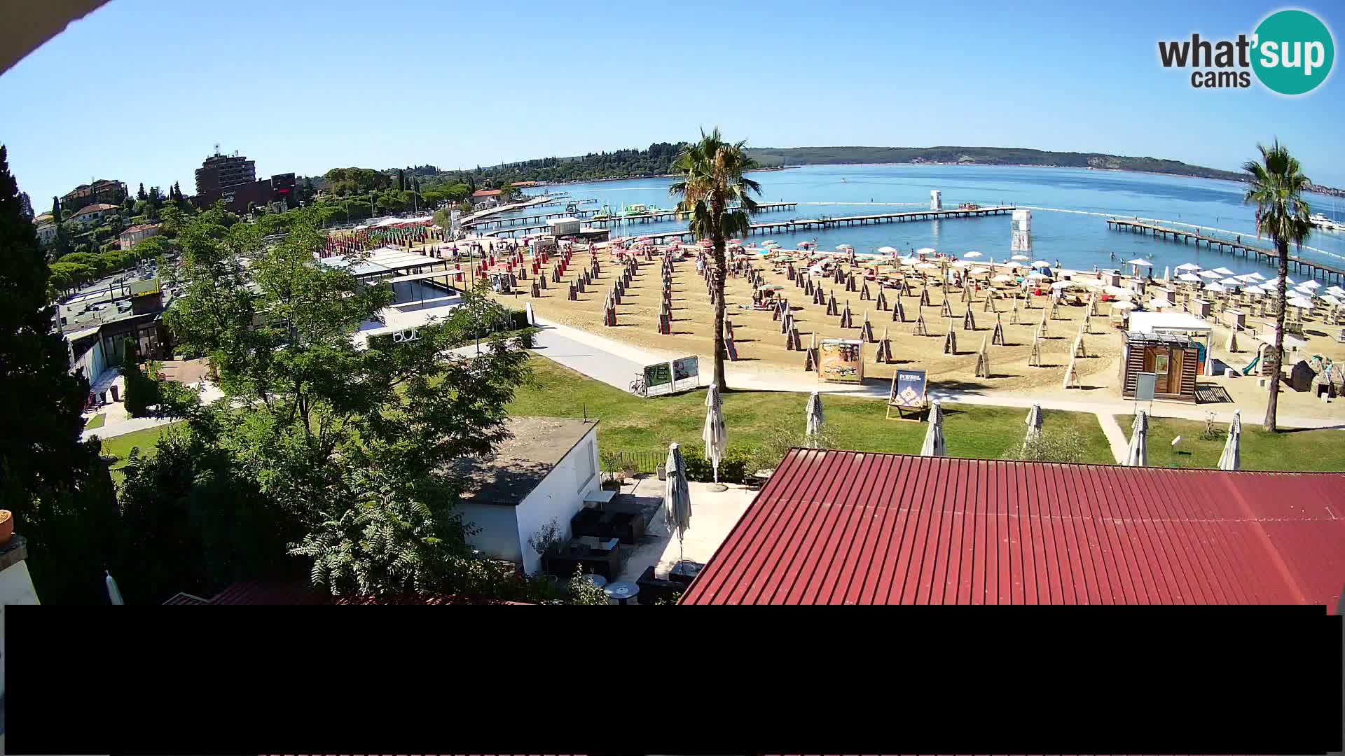 Webcam live Beach in Portorož