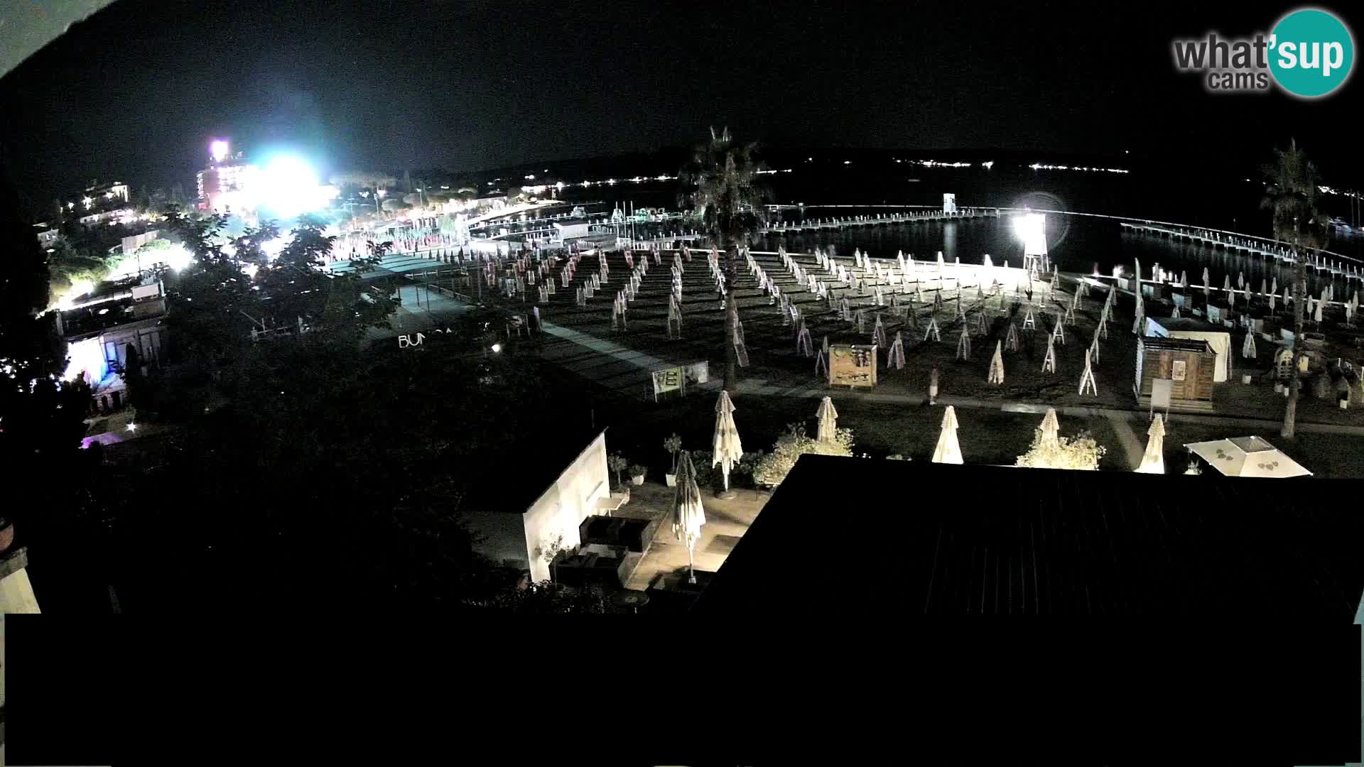 Spiaggia di Portorose live webcam