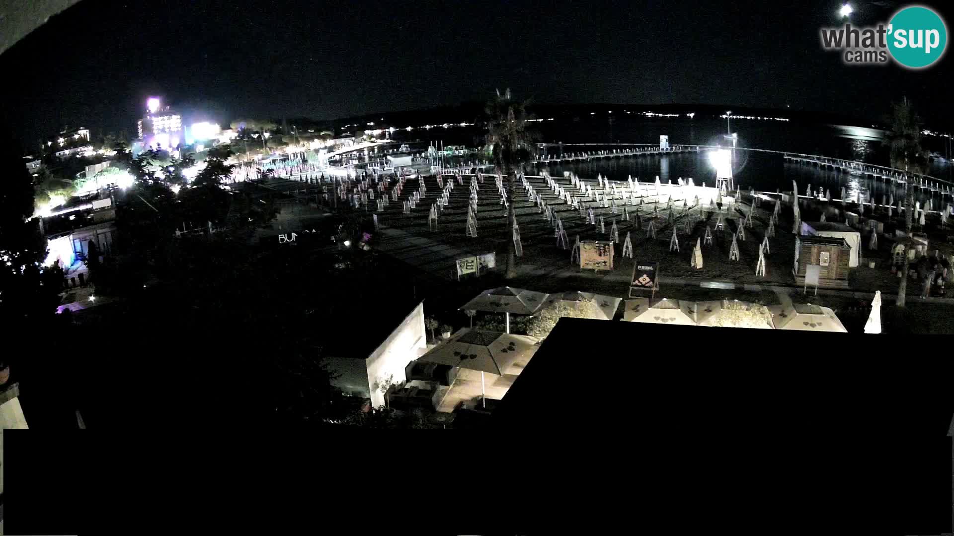 Kamera v živo Portorož plaža – Bungalow