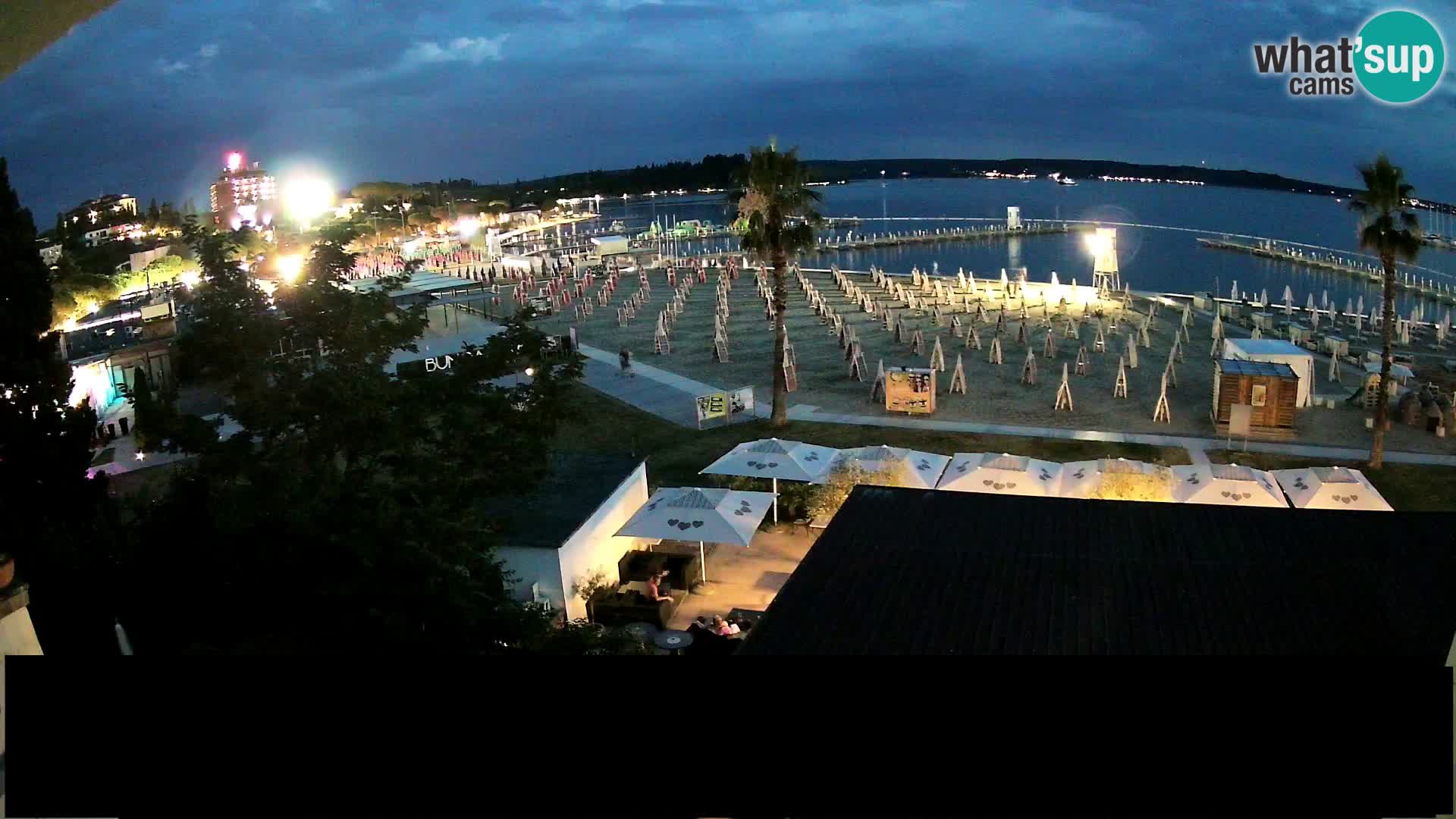 Kamera v živo Portorož plaža – Bungalow