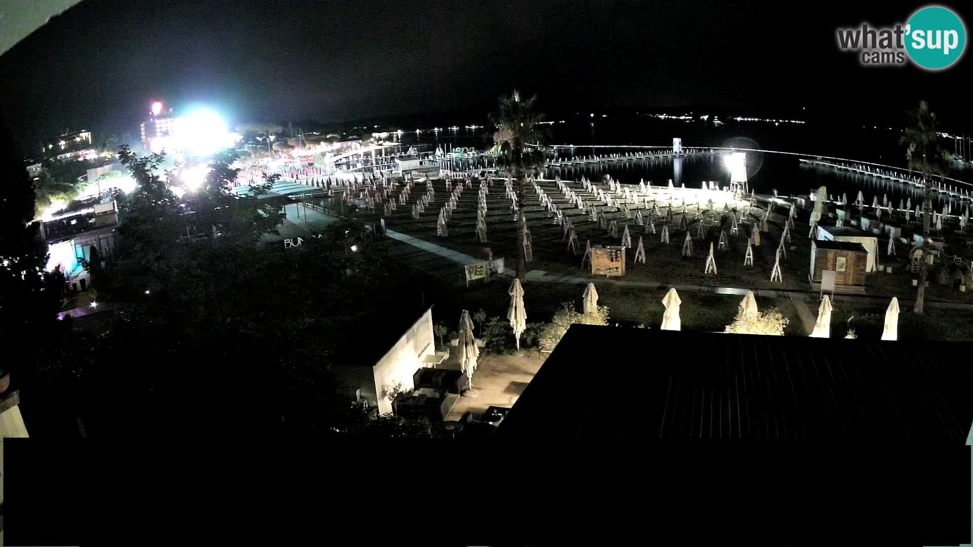 Spiaggia di Portorose live webcam