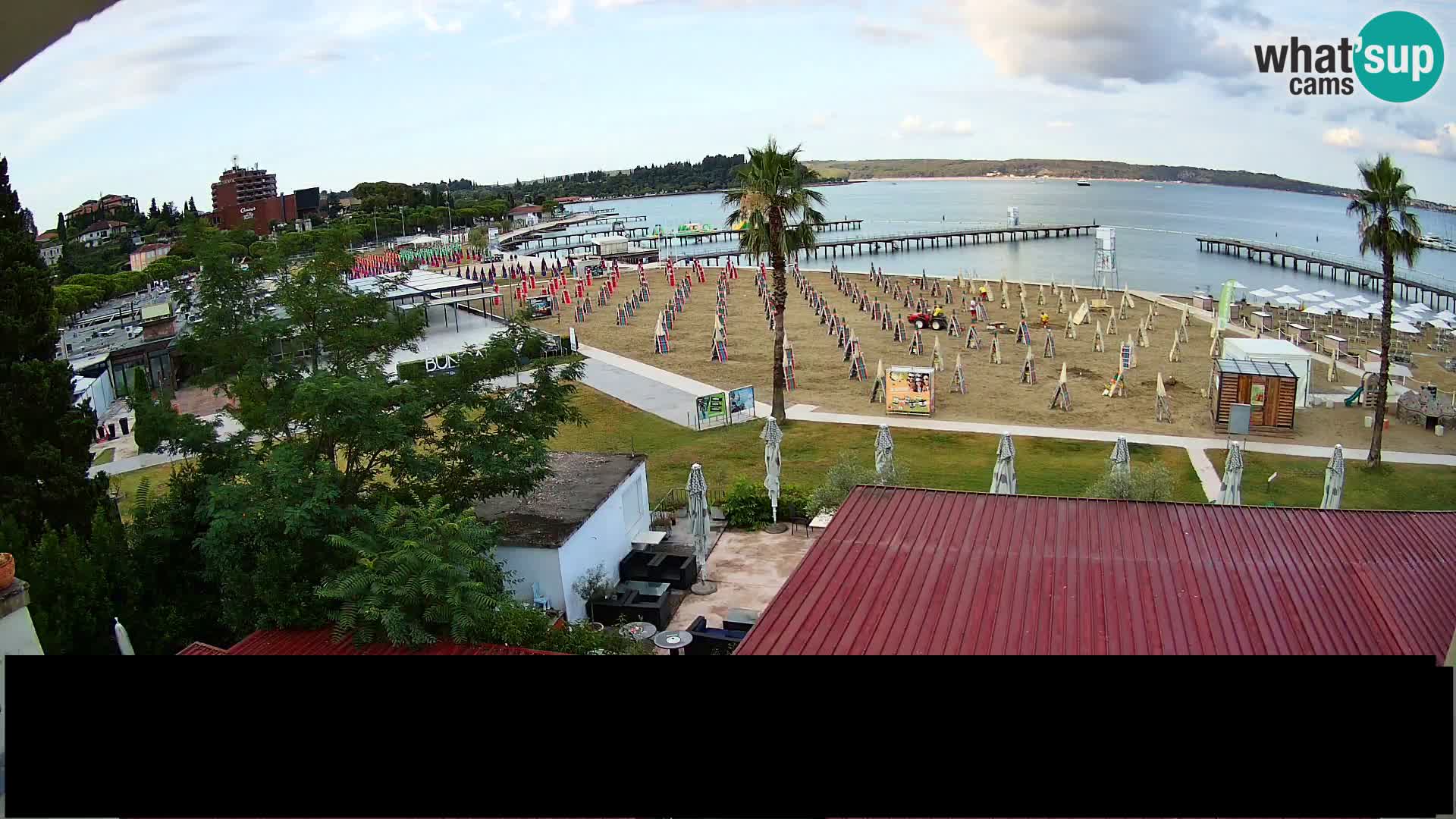 Spletna kamera Plaža Portorož