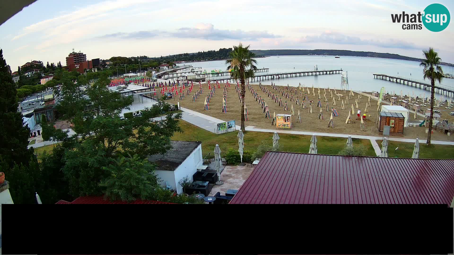 Spletna kamera plaža Portorož