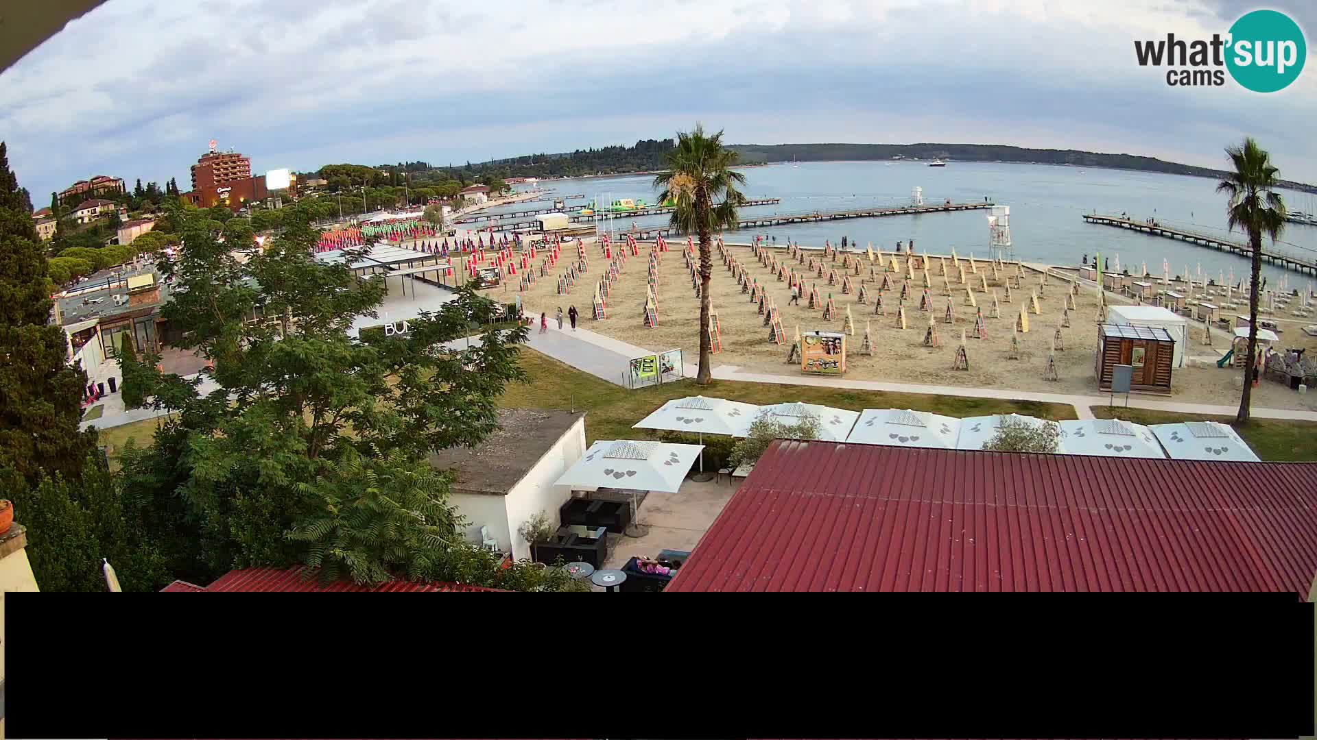 Webcam Live Playa de Portorož