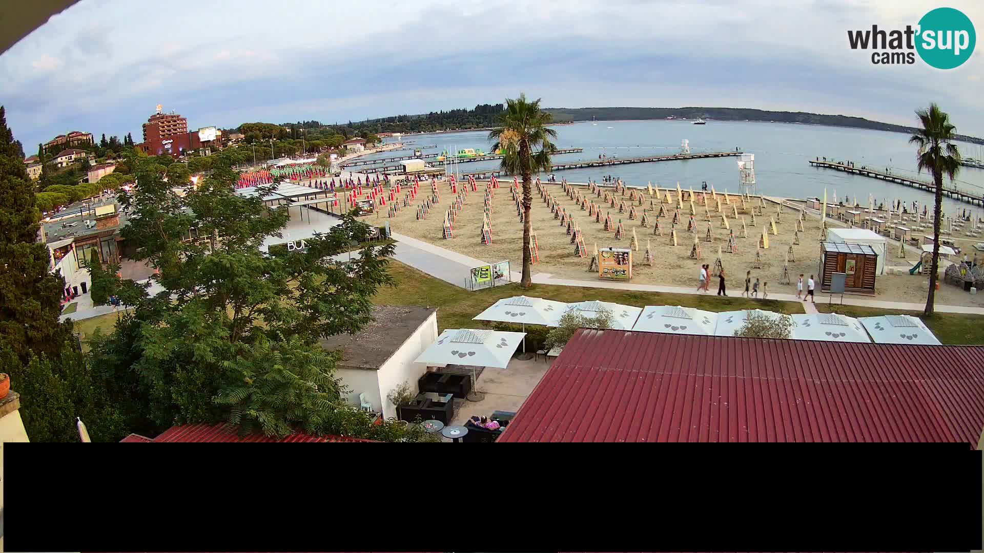 Webcam Live Strand in Portorož