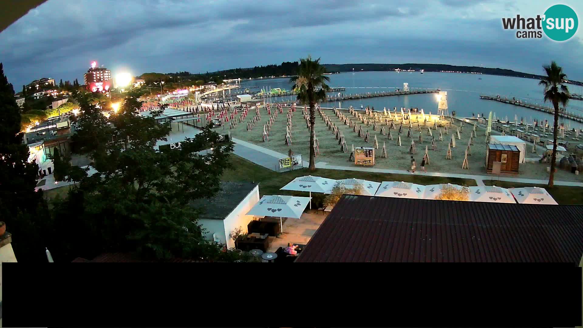 Webcam Live Spiaggia di Portorose