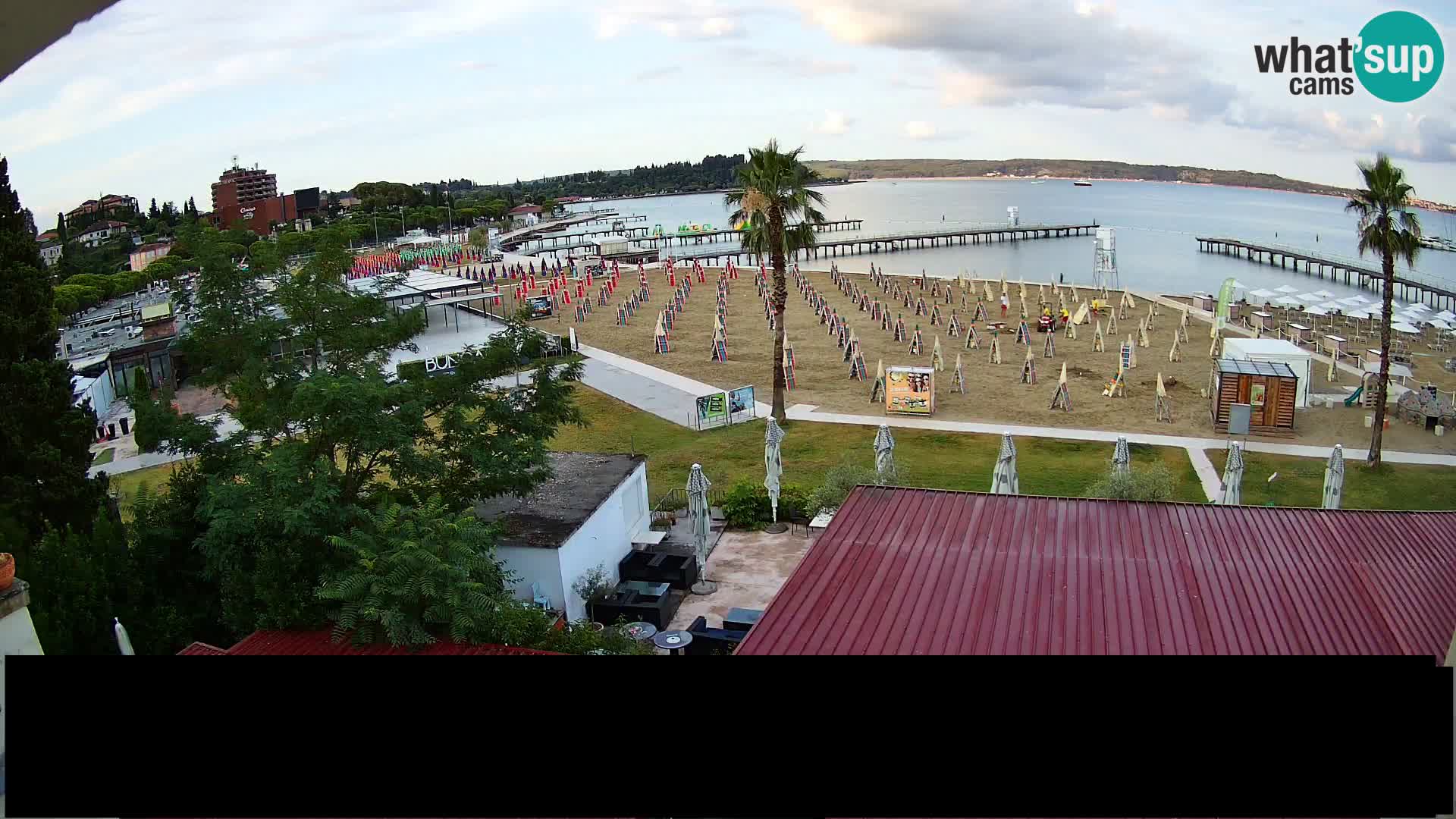 Webcam live Beach in Portorož