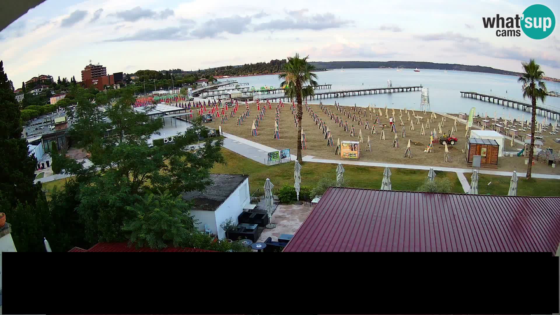 Plaža Portorož web kamera