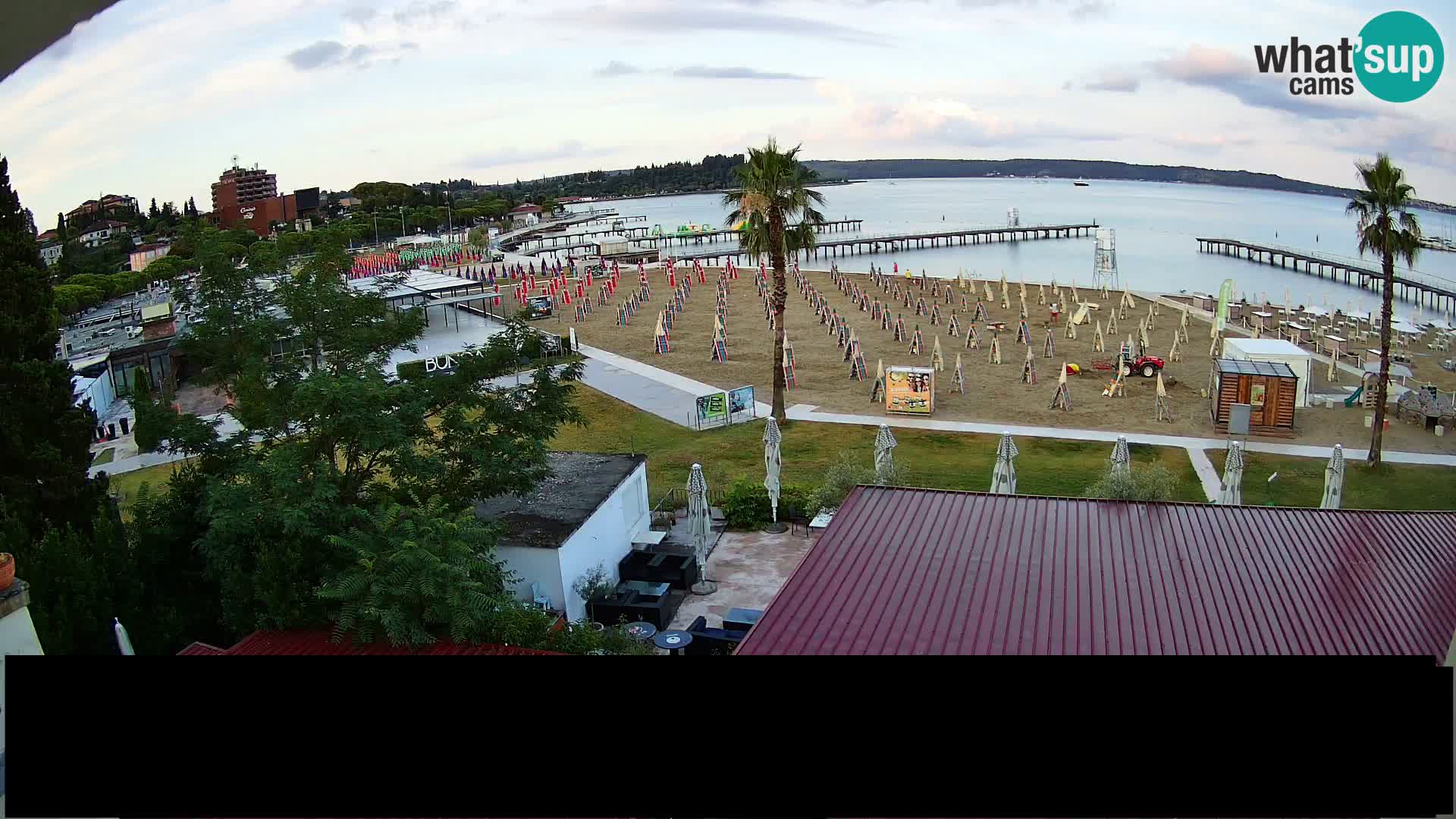 Webcam Live Playa de Portorož