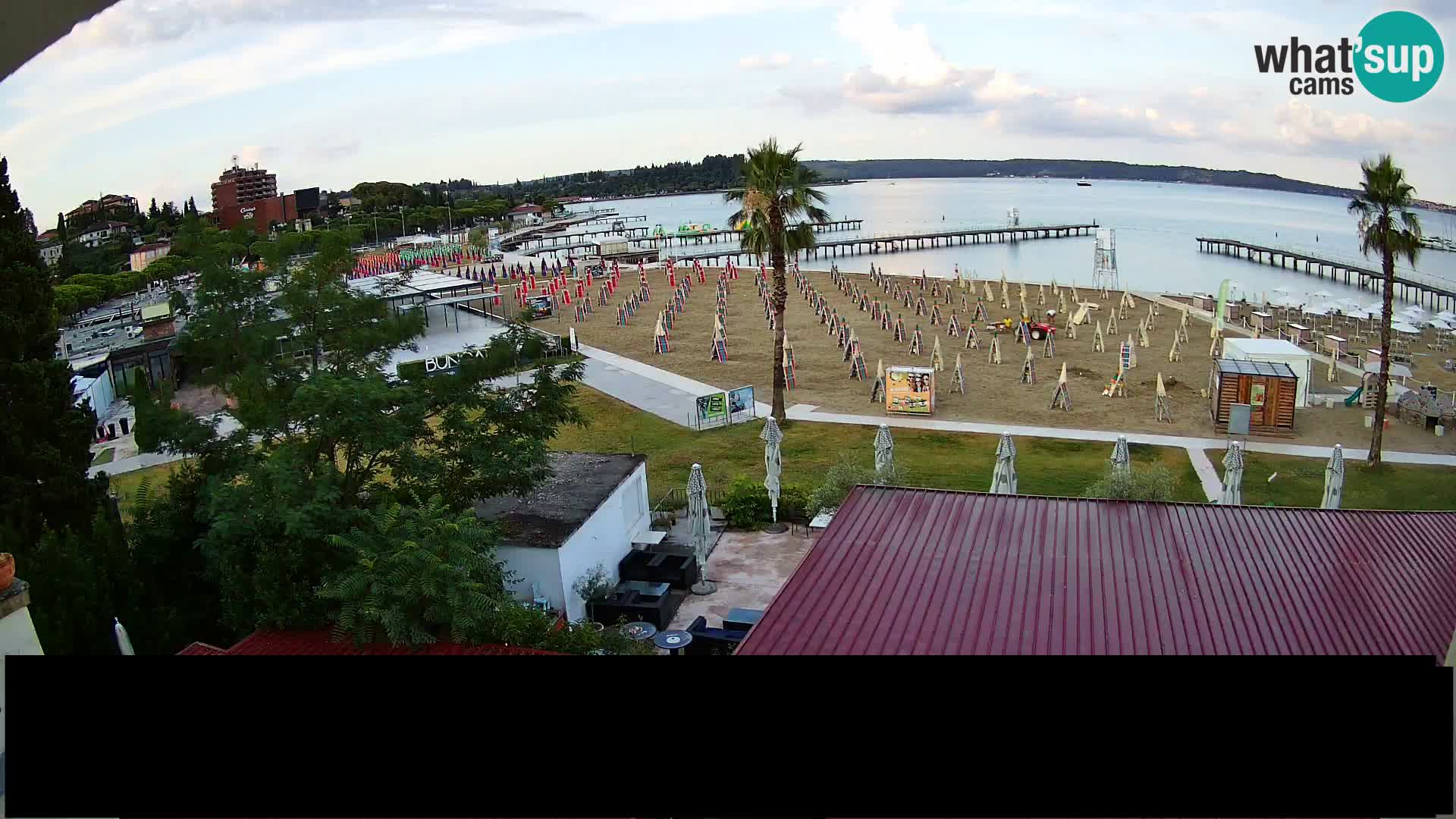 Spletna kamera Plaža Portorož