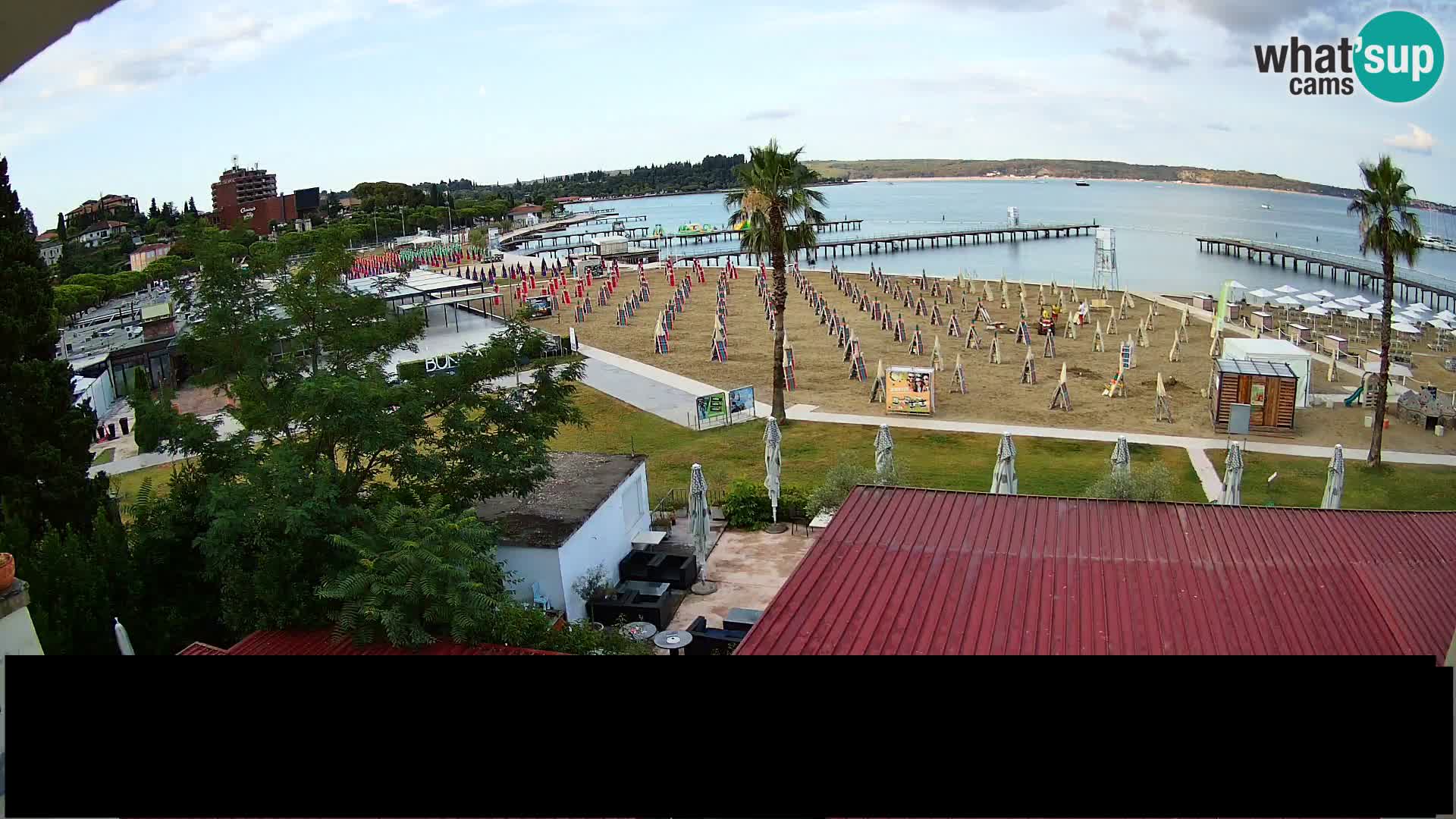 Webcam spiaggia Portorose – Caffe Karamela