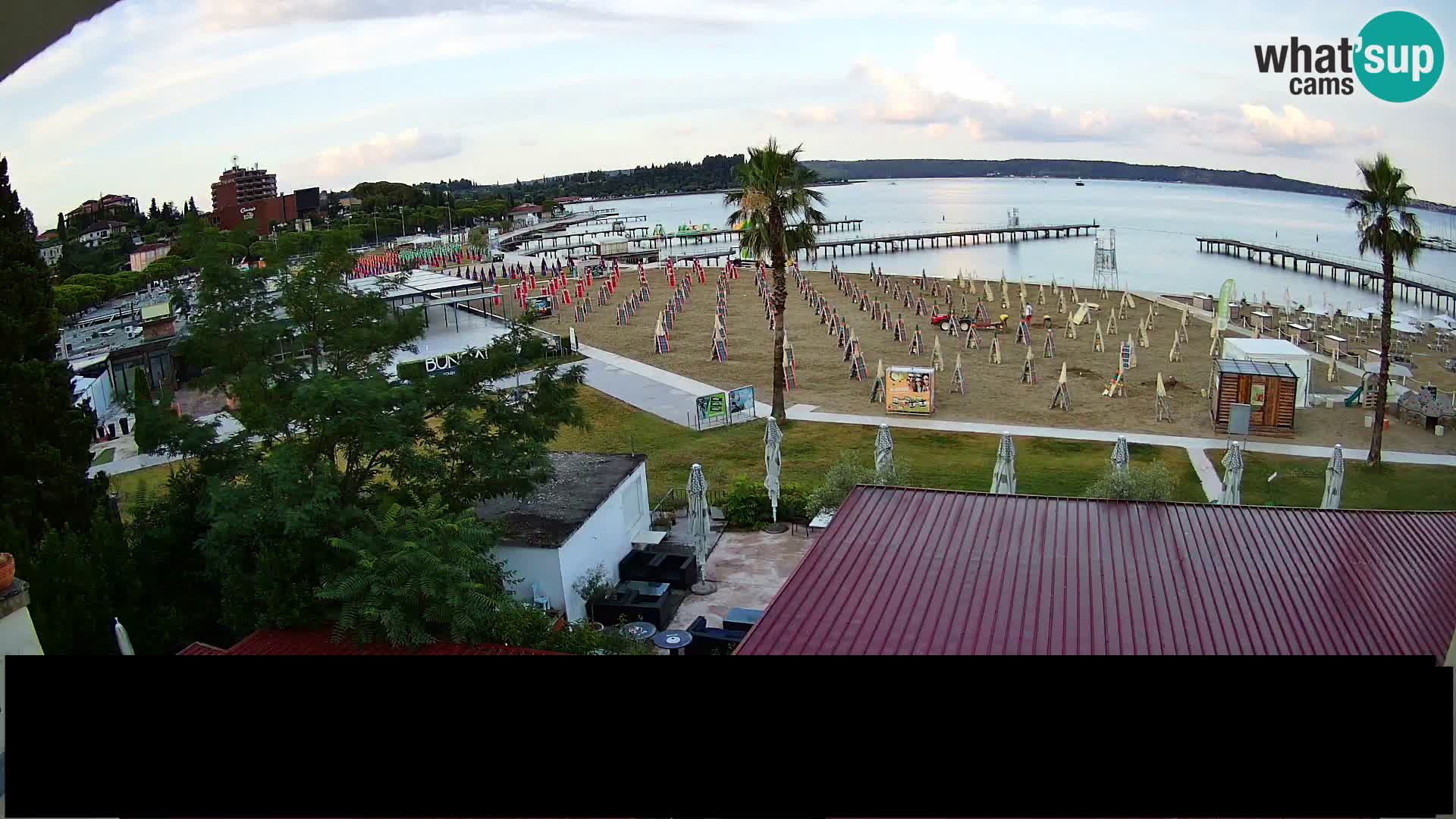 Webcam Live Spiaggia di Portorose