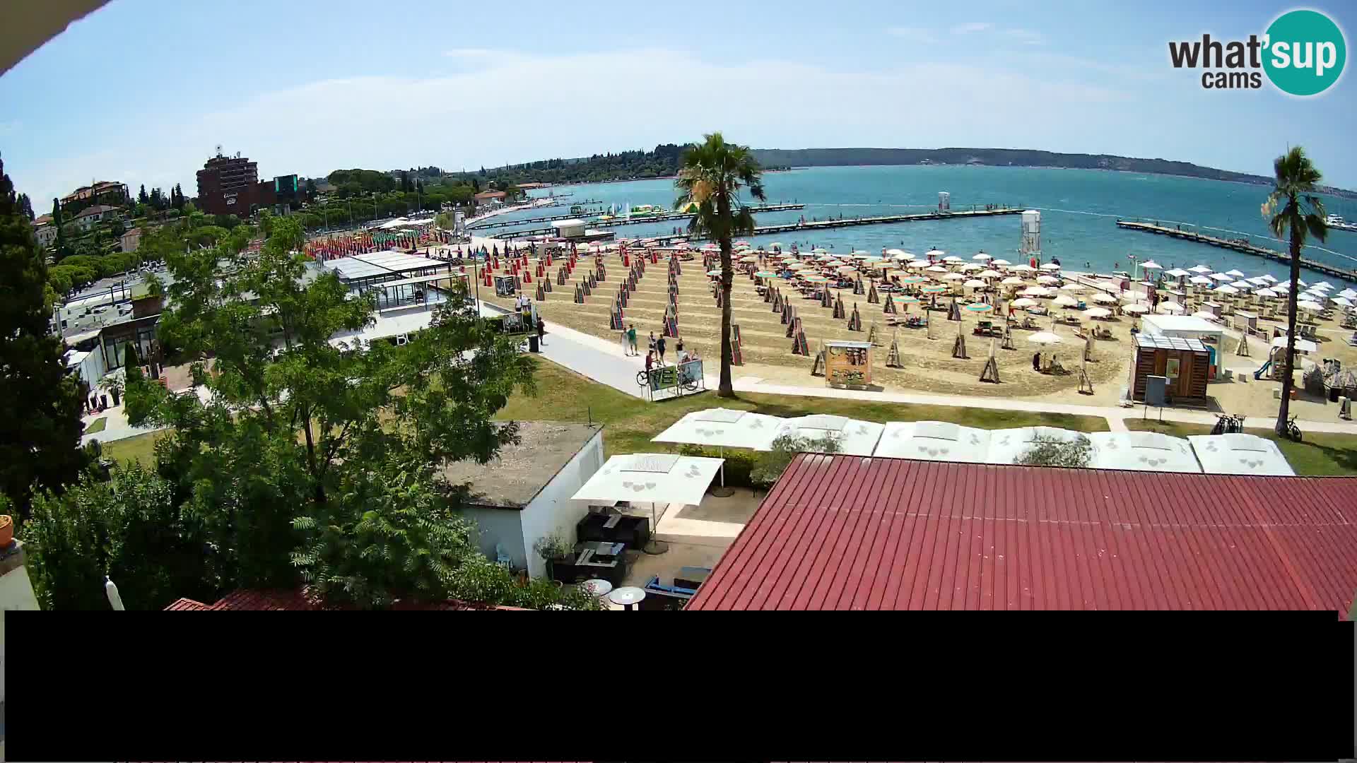 Webcam Live Spiaggia di Portorose