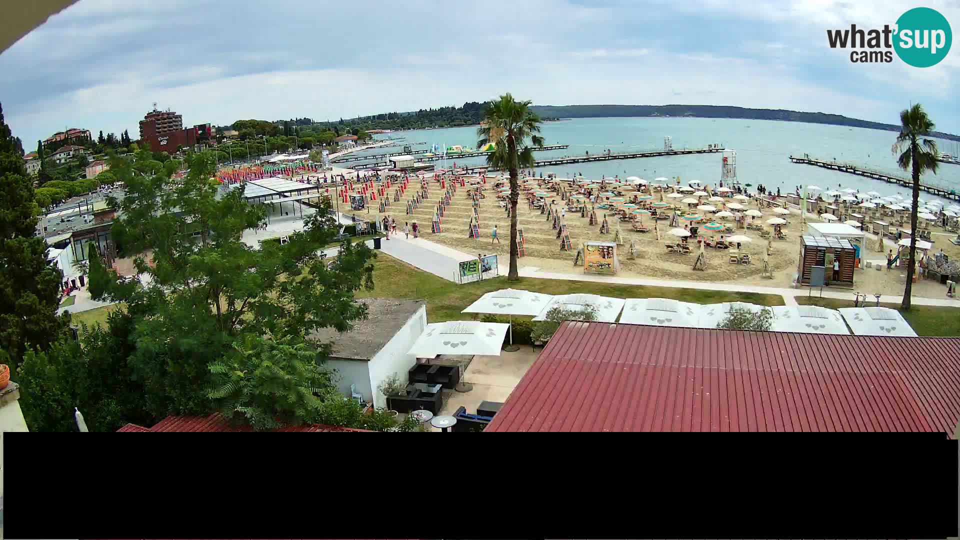Spiaggia di Portorose live webcam