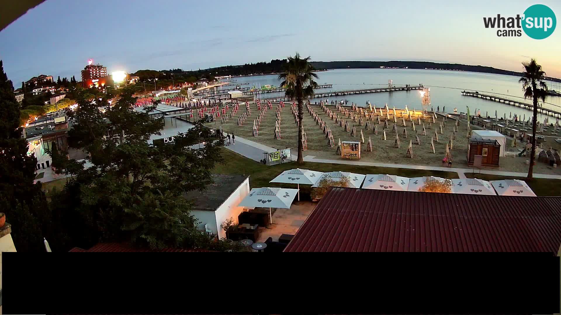 Plaža Portorož web kamera