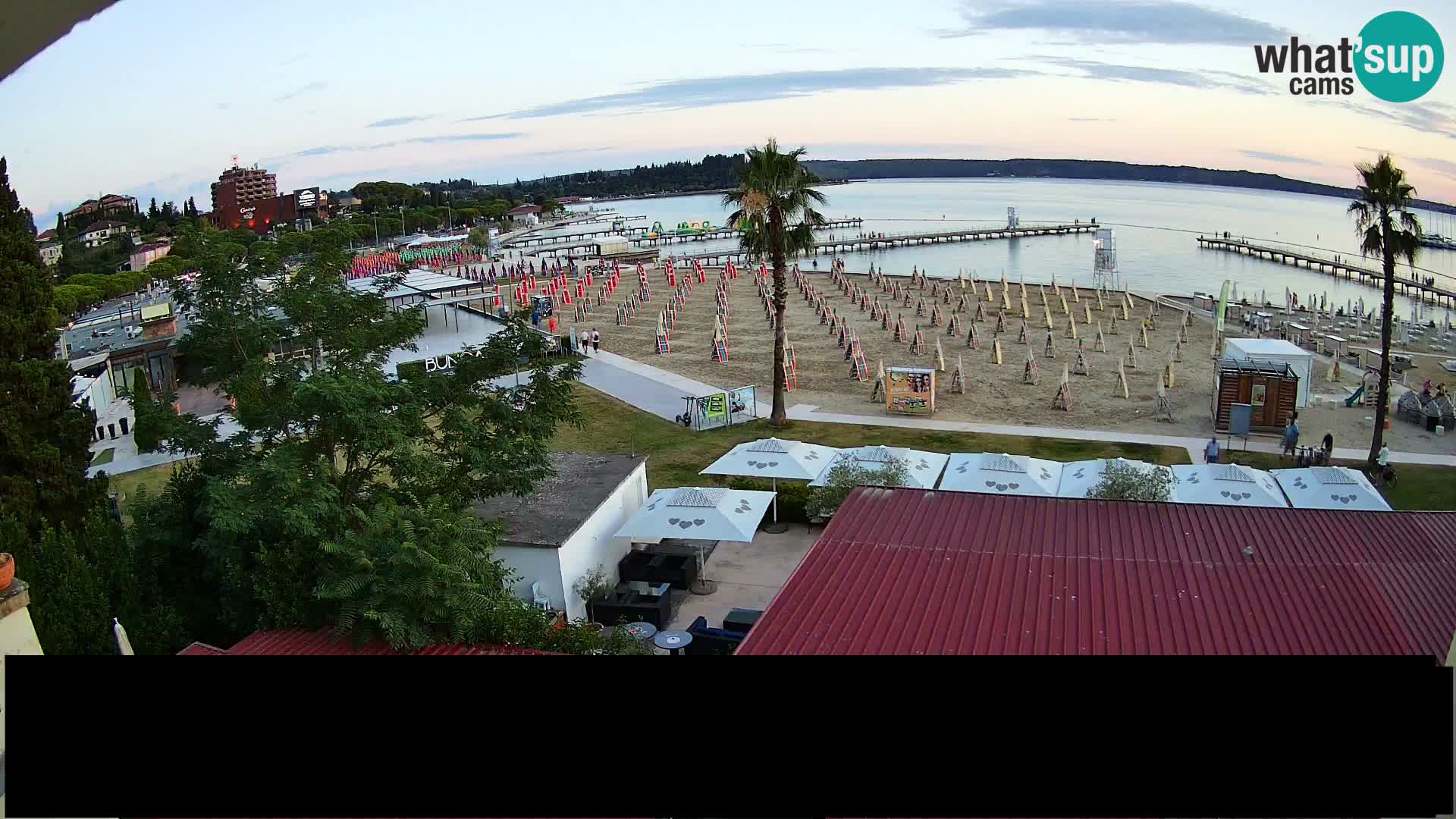 Plaža Portorož web kamera