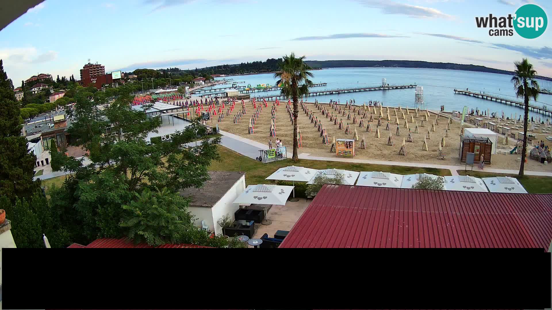 Plaža Portorož web kamera