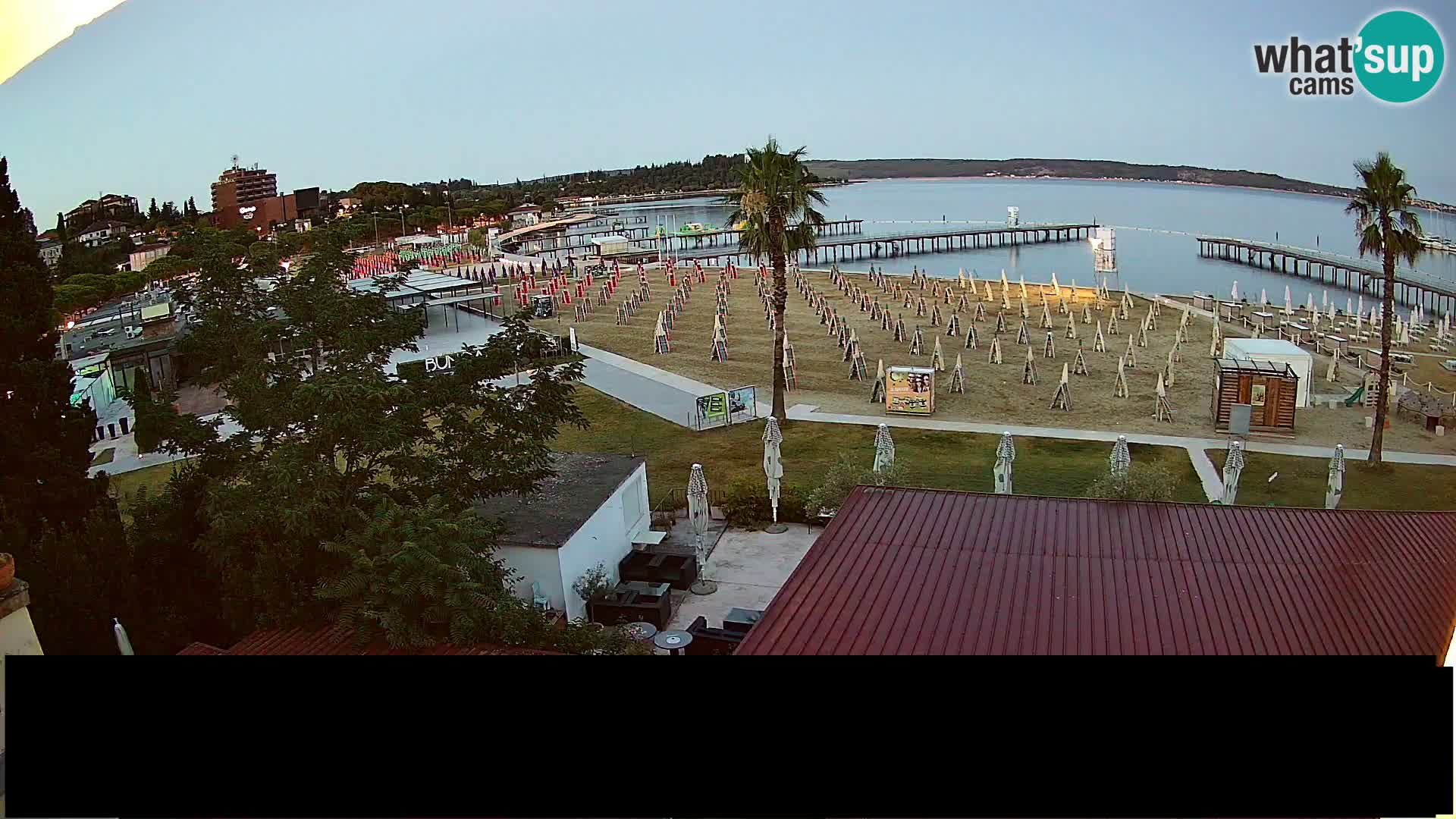 Plaža Portorož web kamera