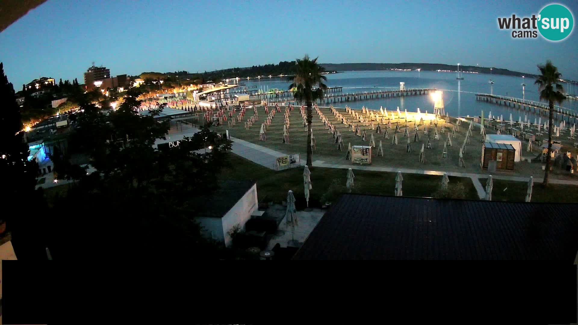 Spiaggia di Portorose live webcam