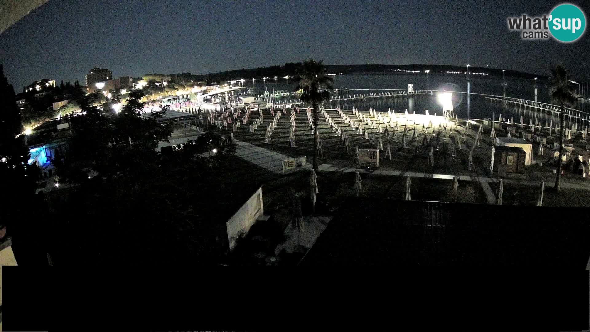 Webcam live Plage Portorož – Caffe Karamela