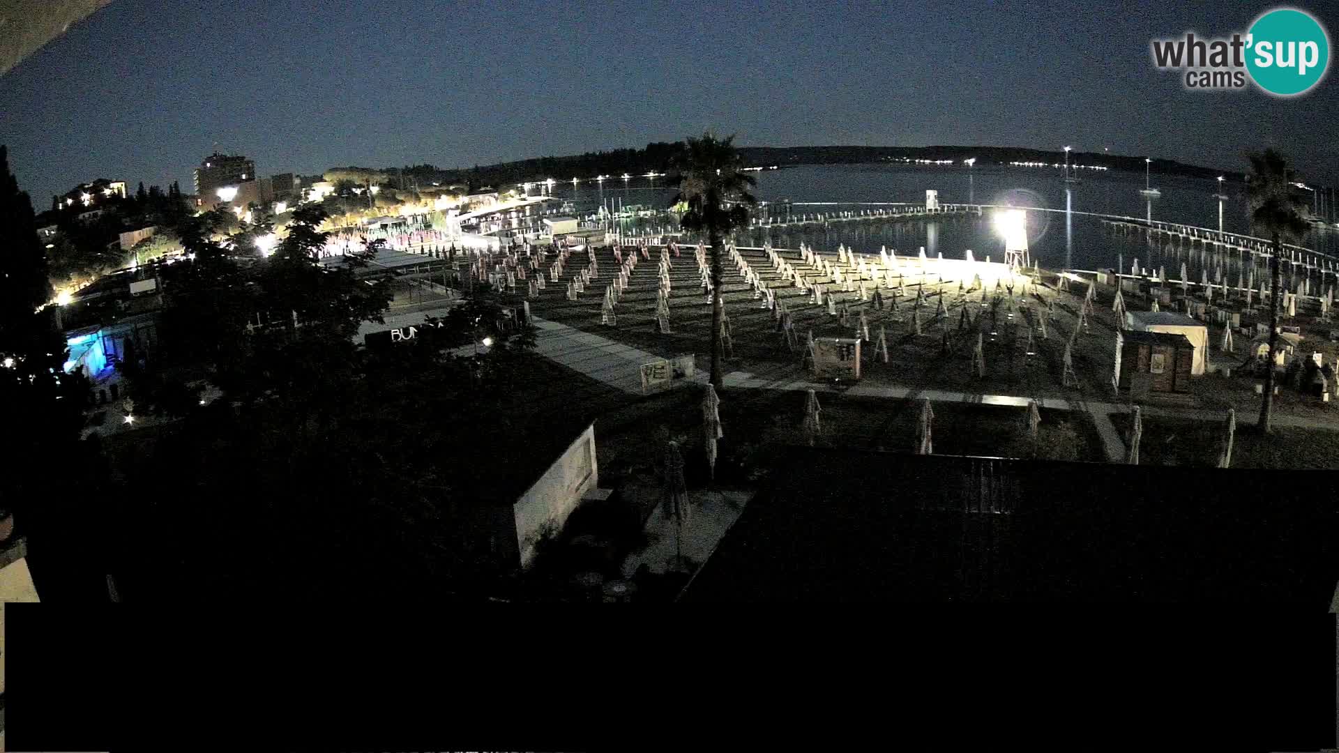Webcam live Plage Portorož – Caffe Karamela