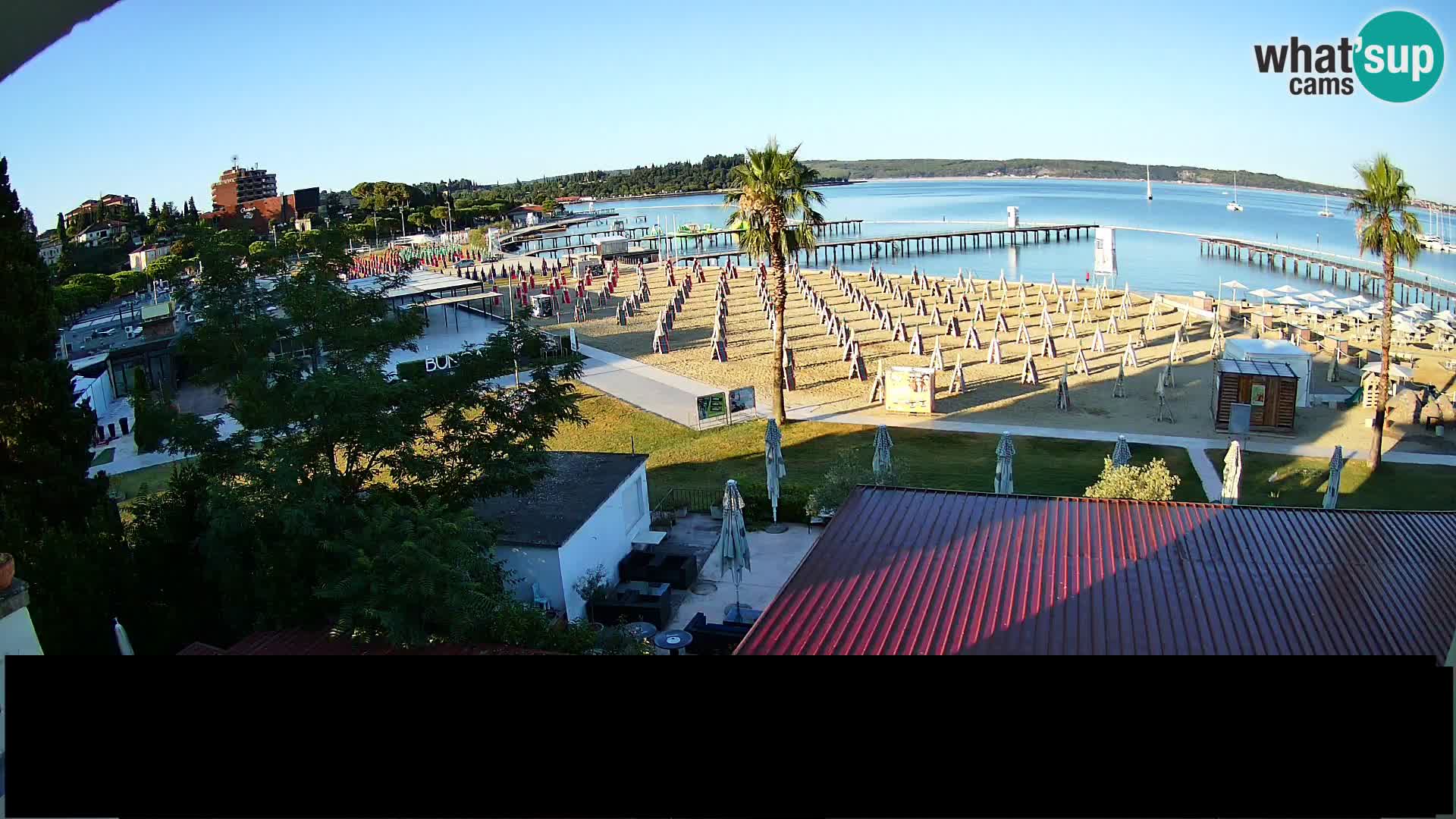 Spletna kamera plaža Portorož