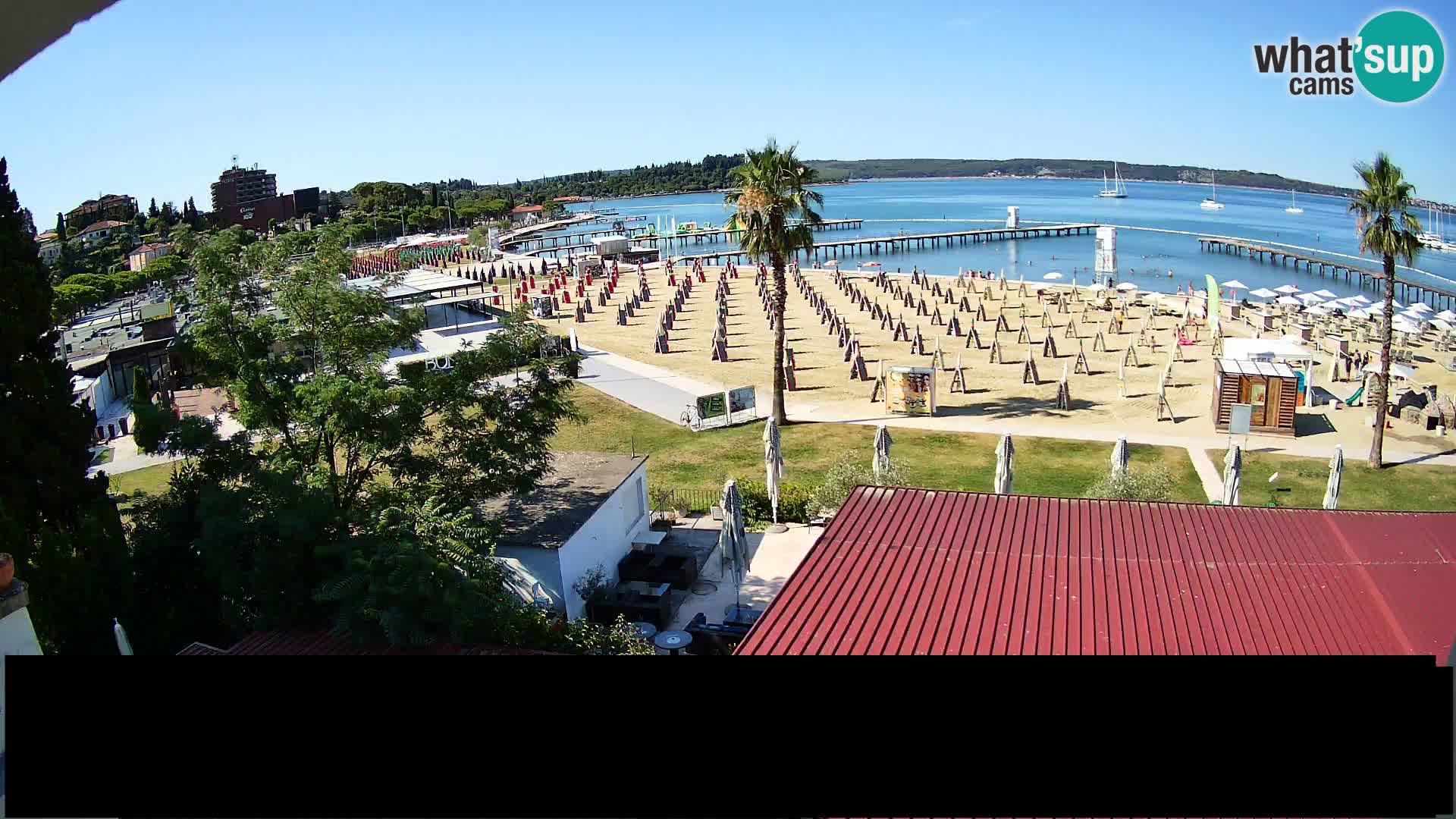 Webcam spiaggia Portorose – Caffe Karamela