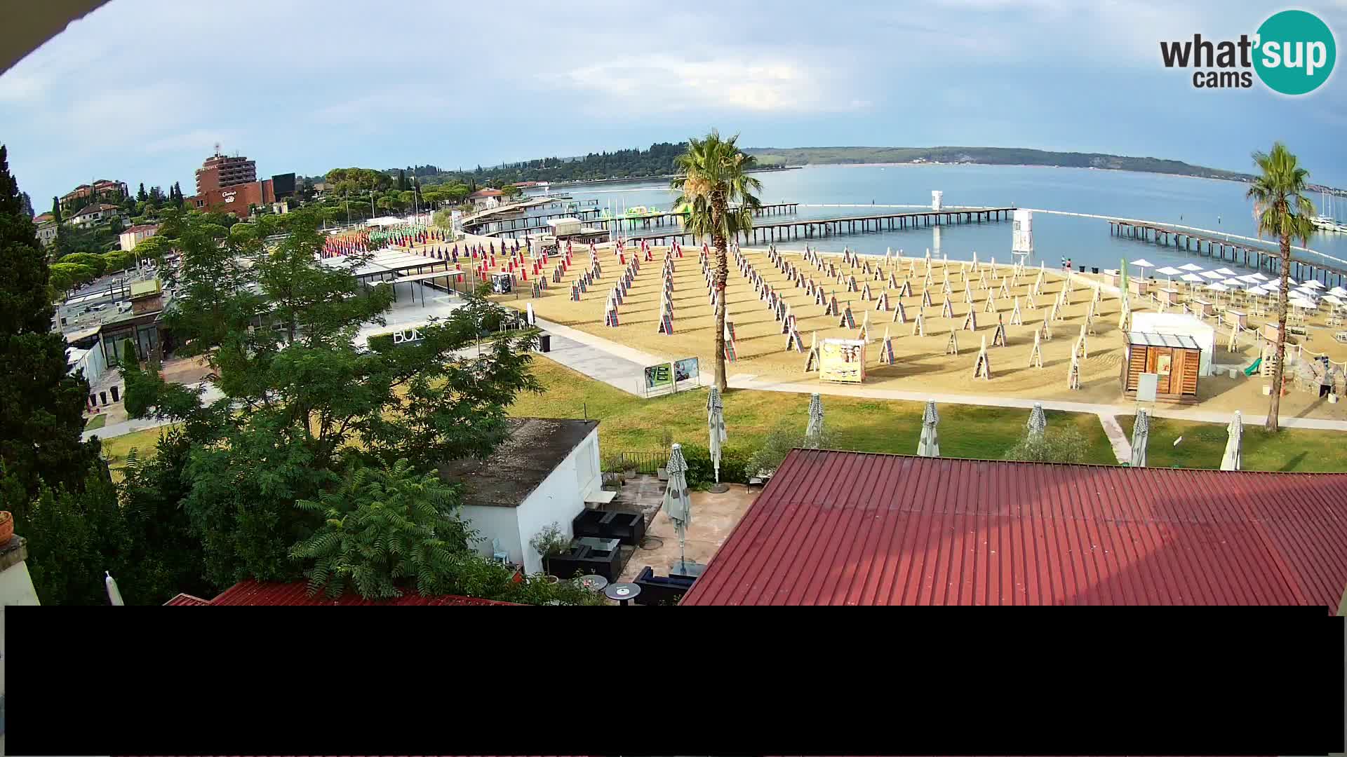 Livecam Portorož beach
