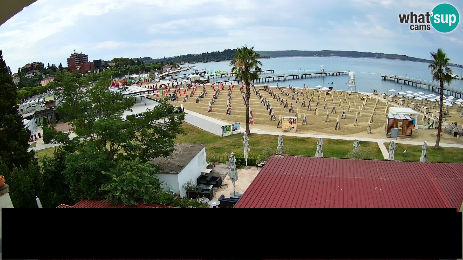 Webcam Live Spiaggia di Portorose