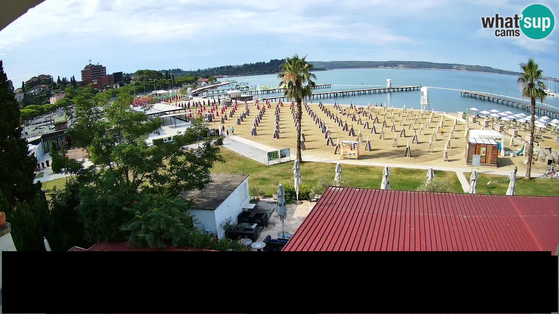 Spletna kamera Plaža Portorož