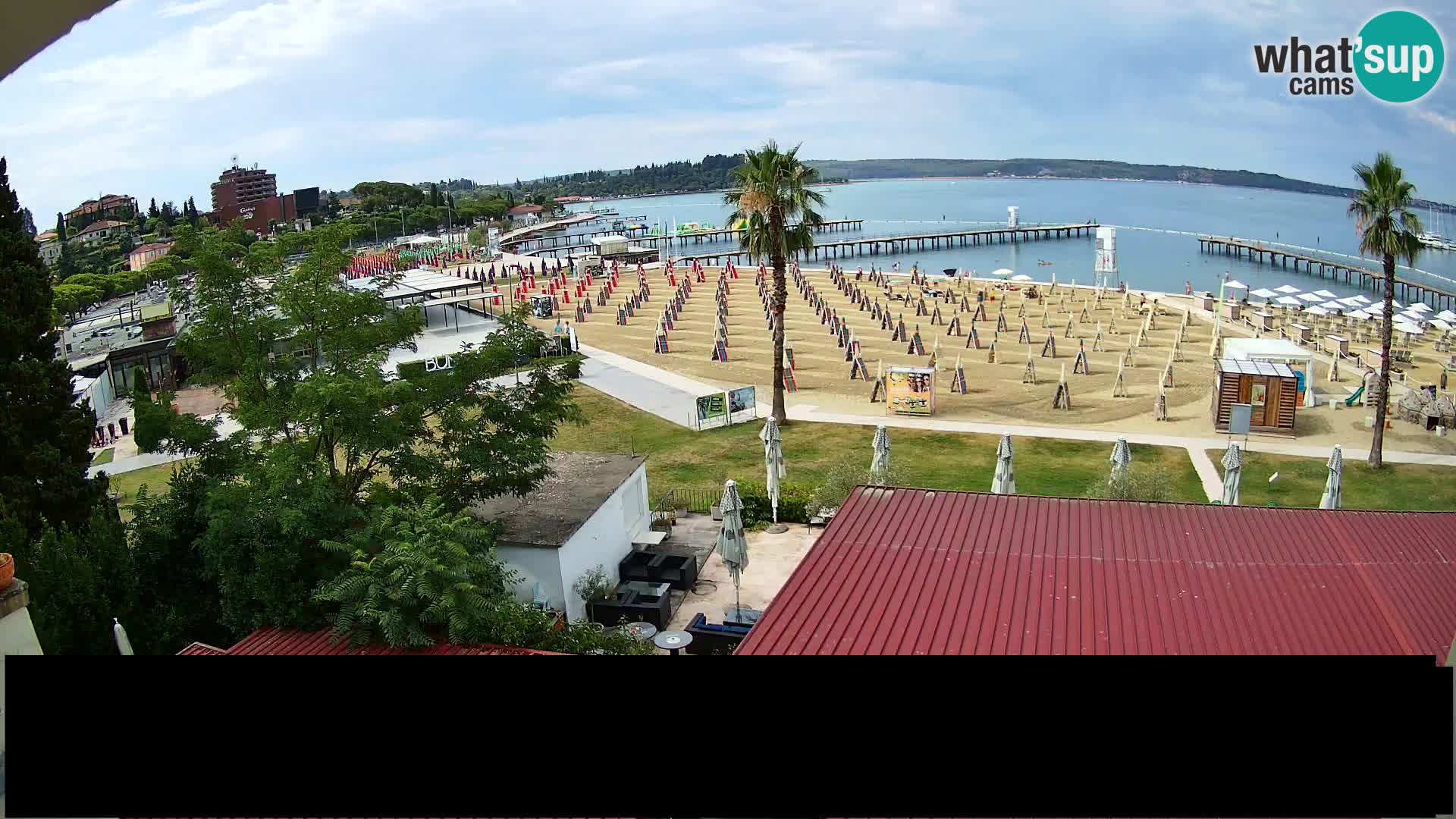 Livecam Portorož beach