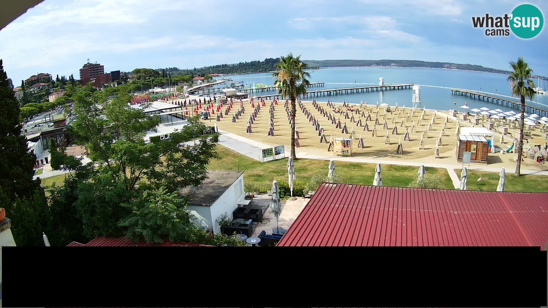 Plaža Portorož web kamera