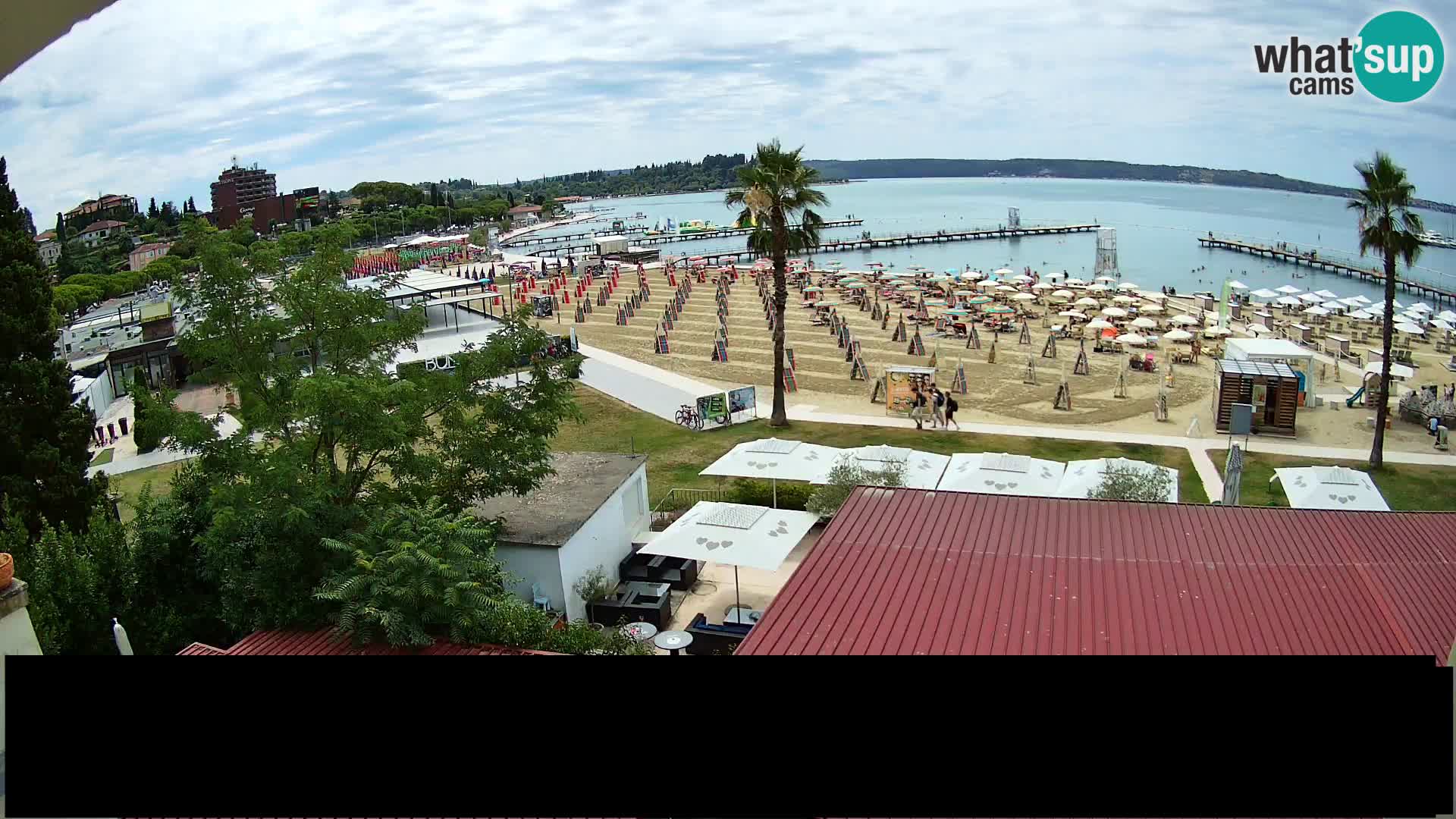 Webcam Portorož Strand – Karamela bar