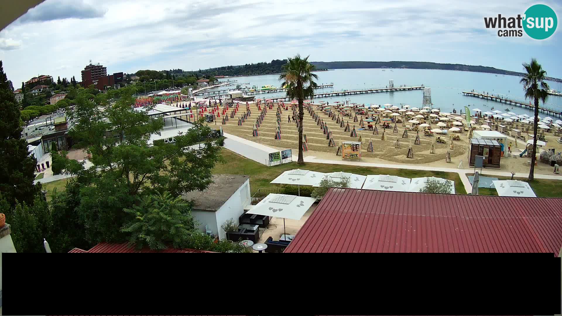 Plaža Portorož web kamera