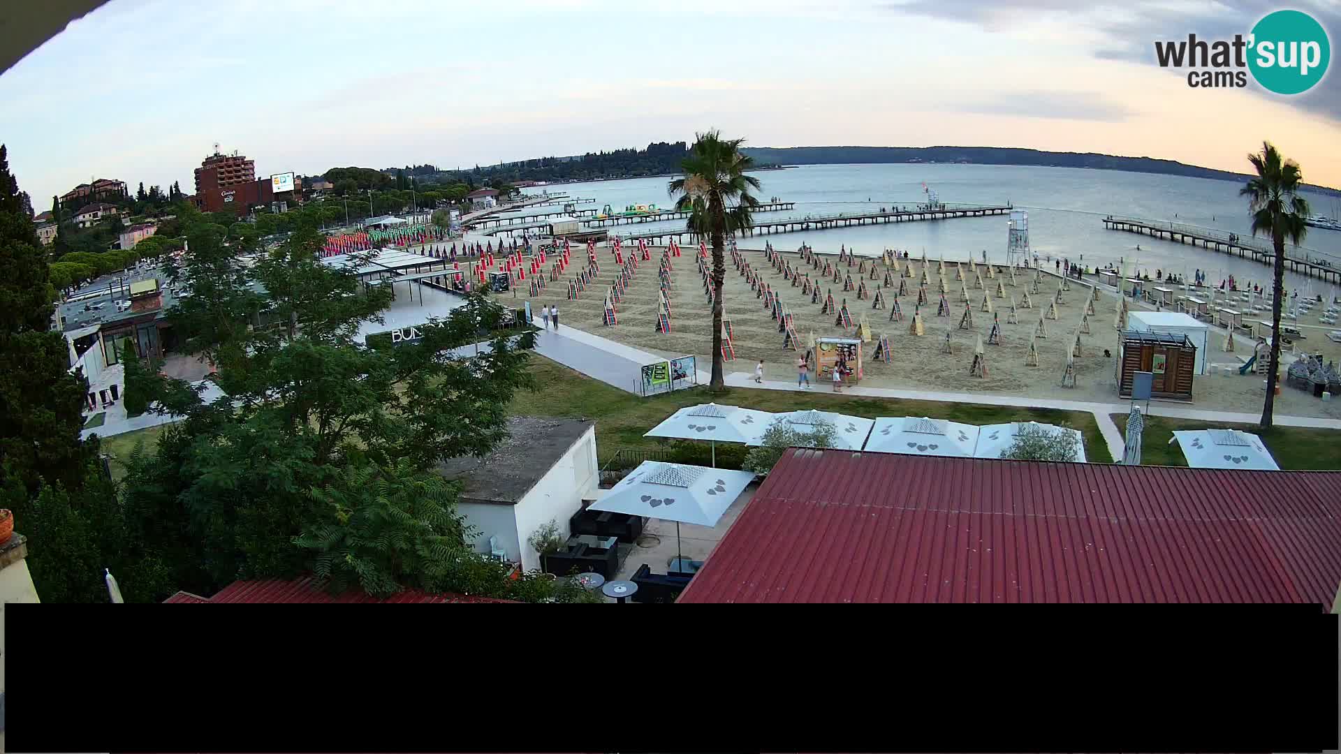 Webcam Live Strand in Portorož
