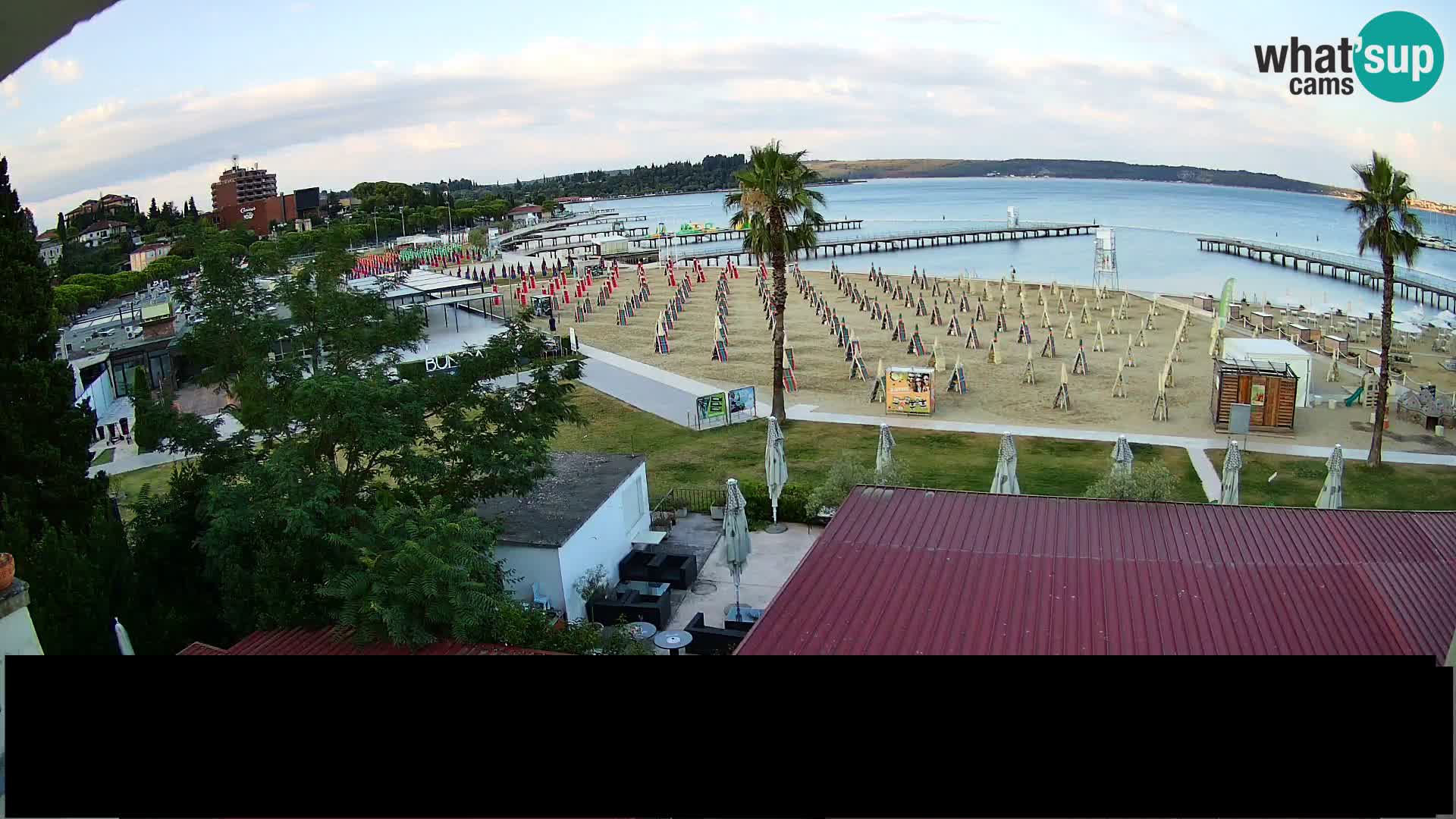 Plaža Portorož web kamera