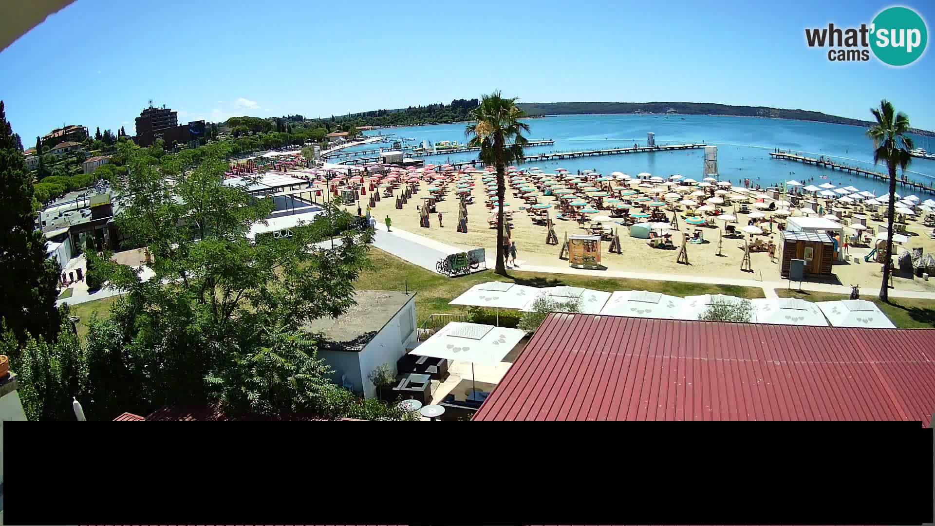 Webcam spiaggia Portorose – Caffe Karamela