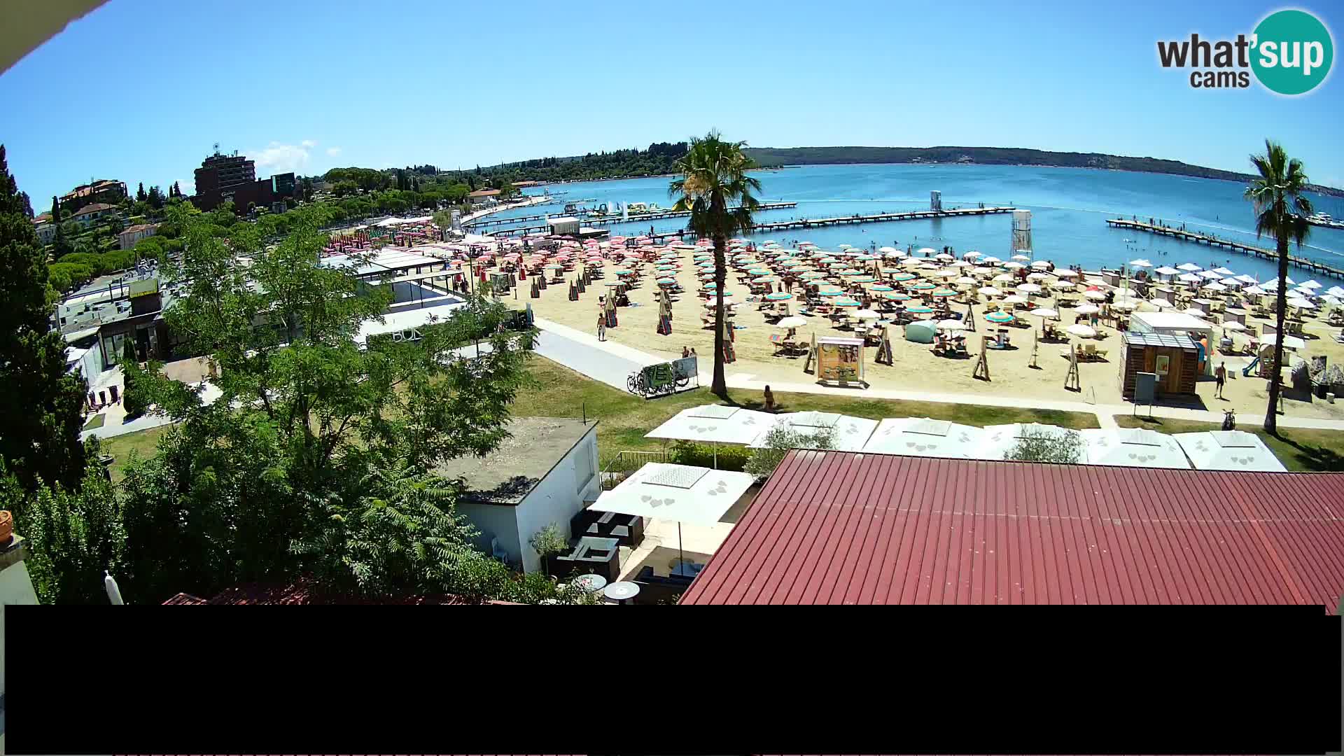 Plaža Portorož web kamera
