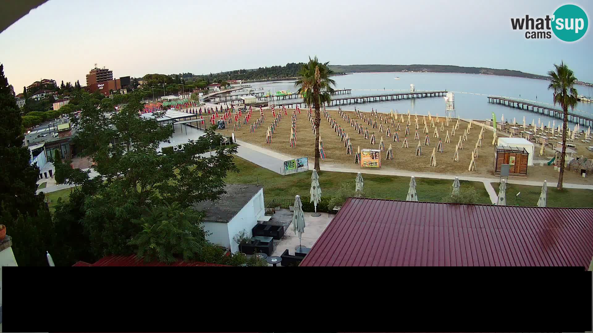 Spletna kamera plaža Portorož