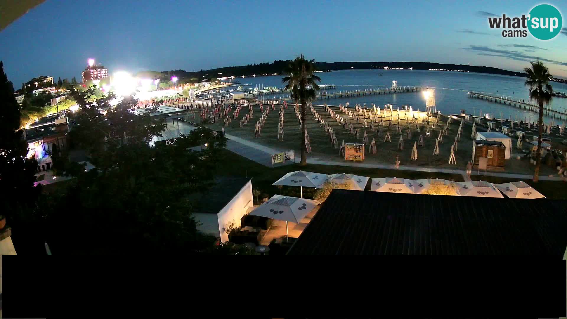 Webcam live Plage Portorož – Caffe Karamela