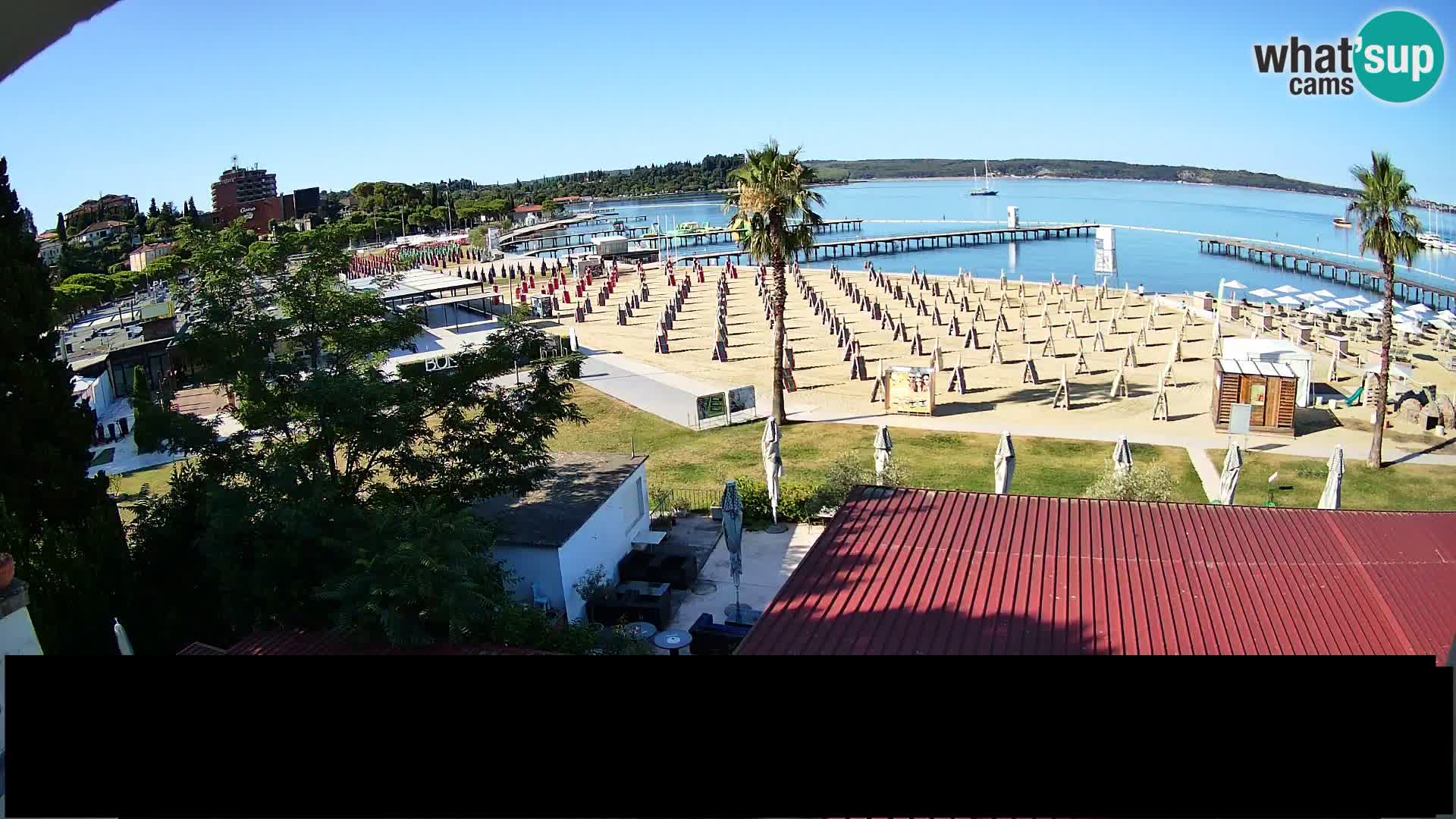 Webcam live Beach in Portorož