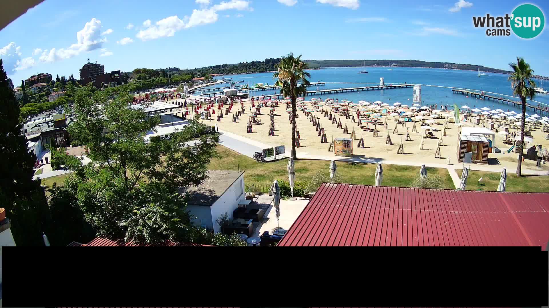 Webcam spiaggia Portorose – Caffe Karamela