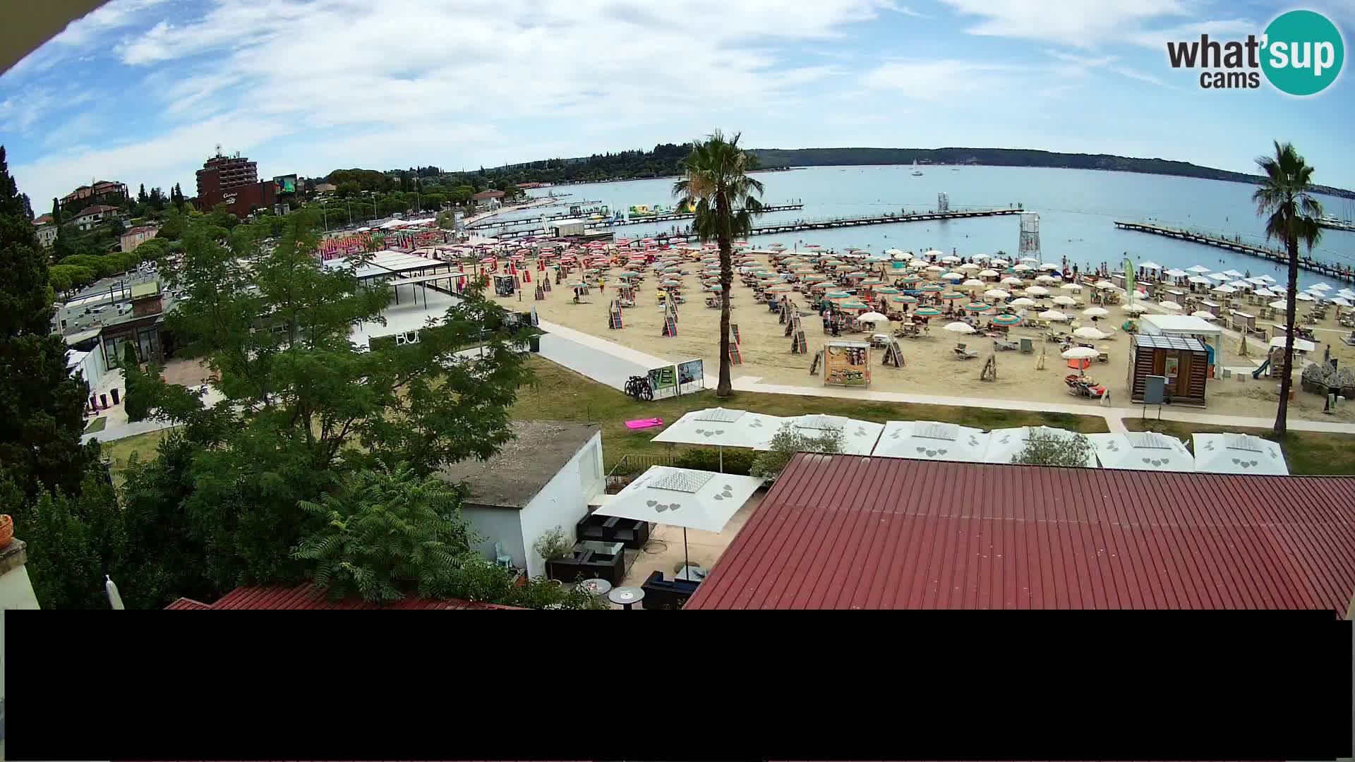Webcam Live Strand in Portorož