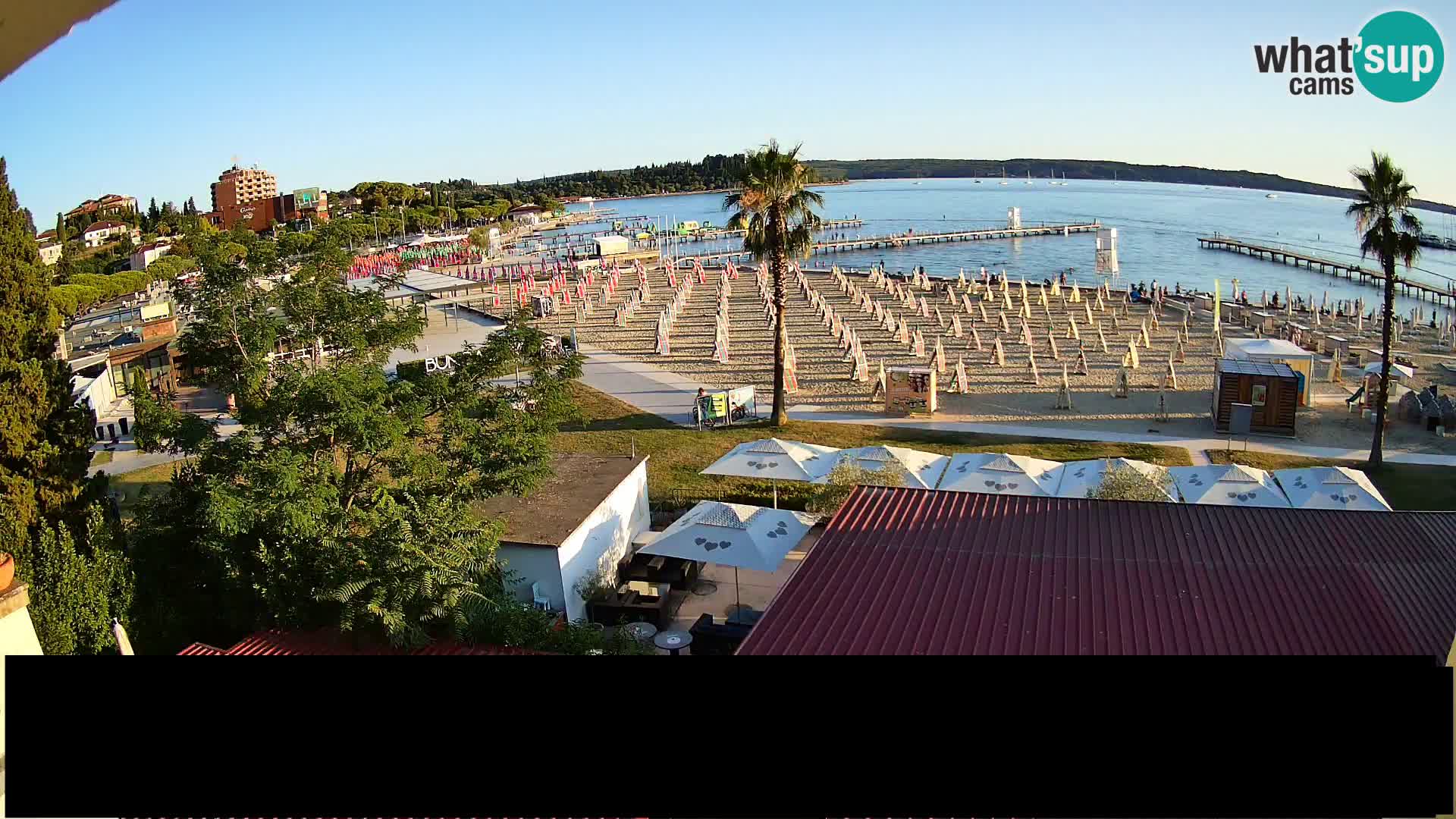 Webcam Portorož Strand – Karamela bar