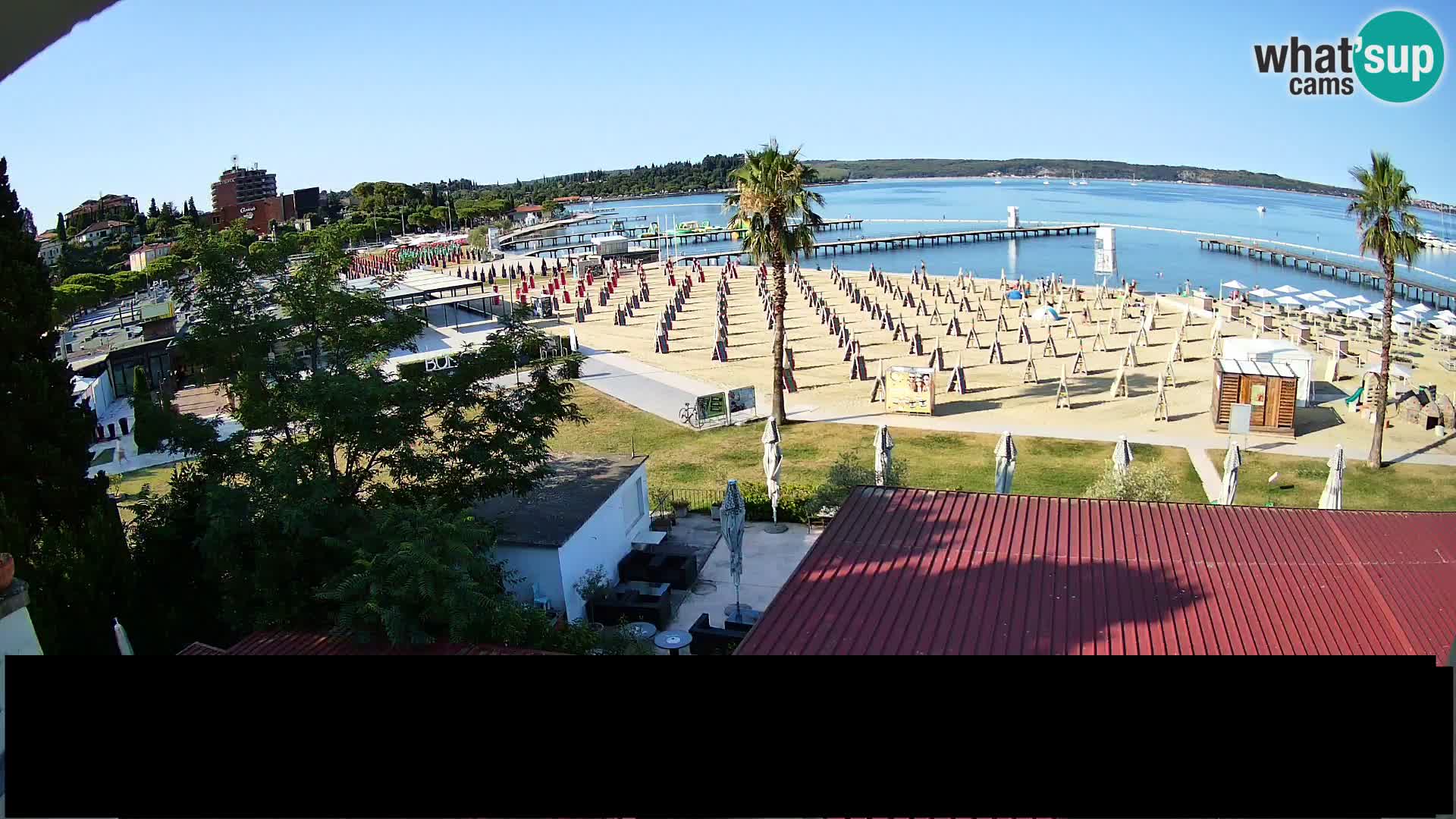 Webcam live Beach in Portorož