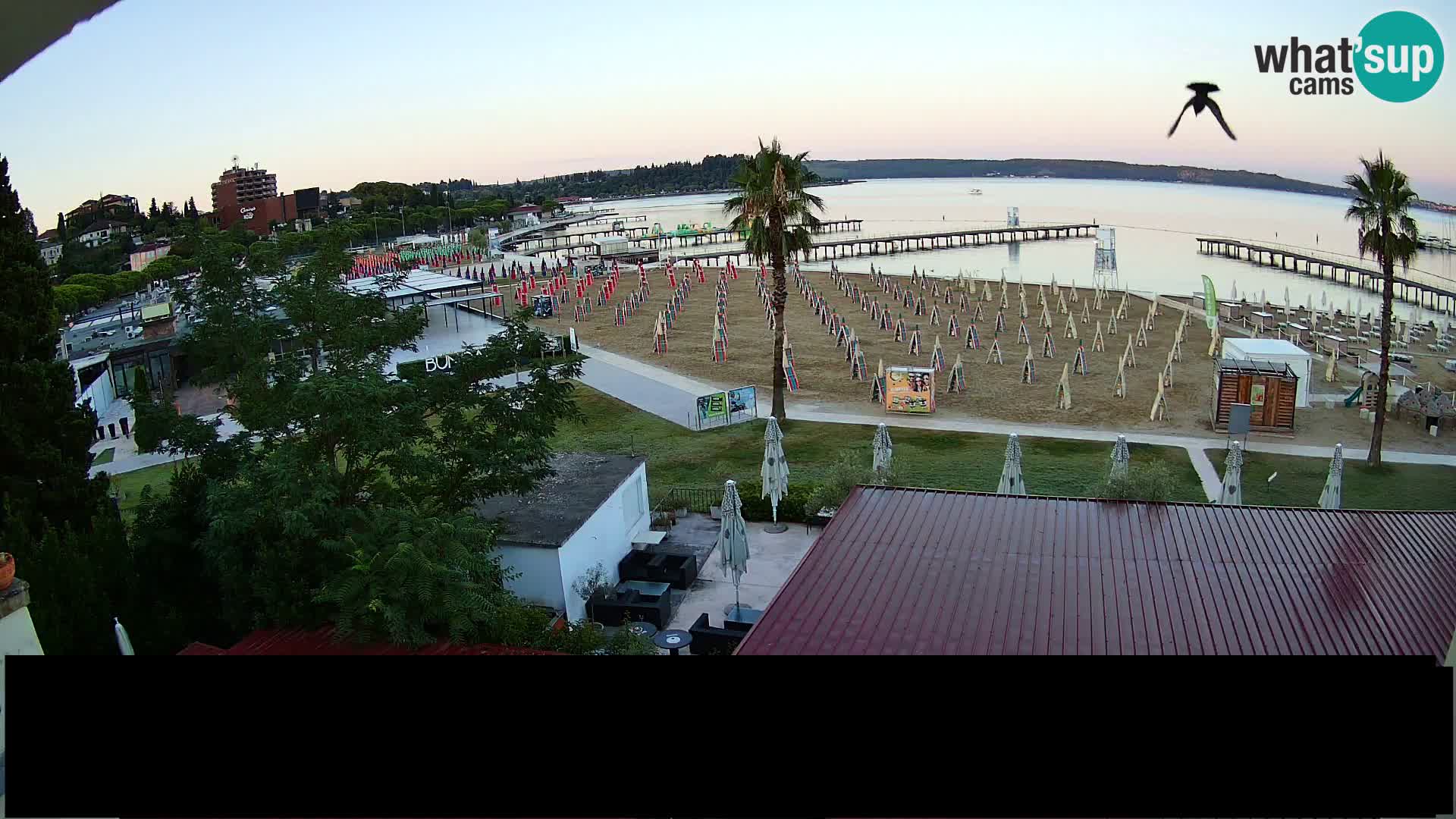 Spletna kamera Plaža Portorož
